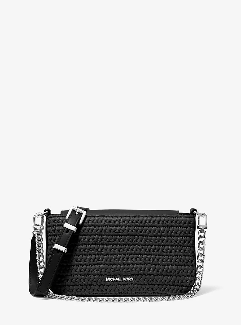 Bryant Small Crocheted Convertible Crossbody Pochette - 1