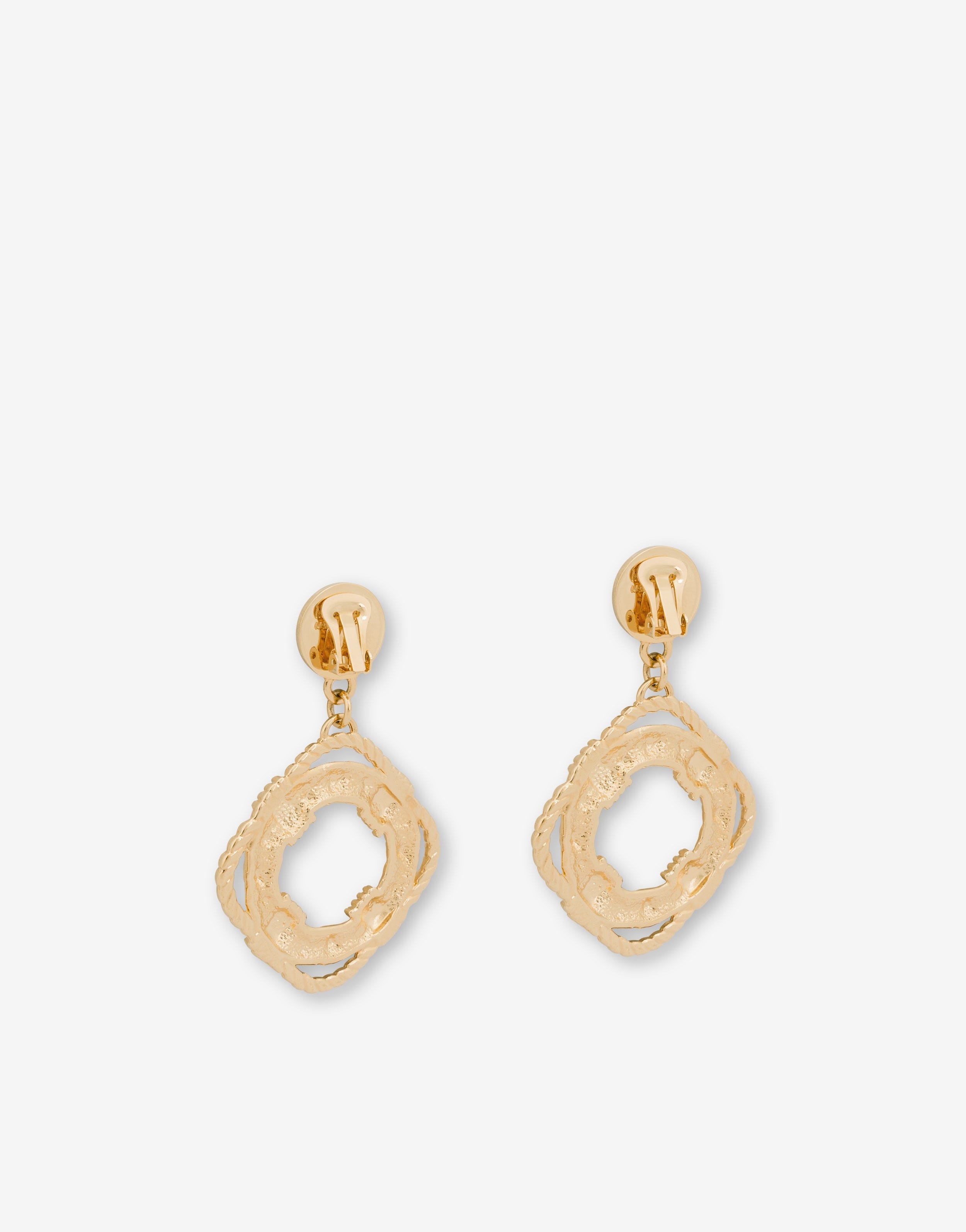 MOSCHINO LIFESAVER DROP EARRINGS - 3