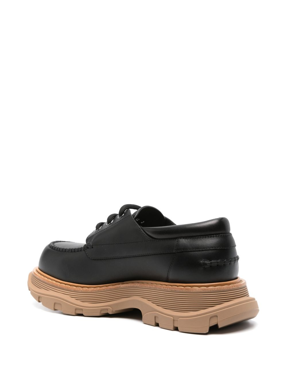 leather lace-up shoes - 3