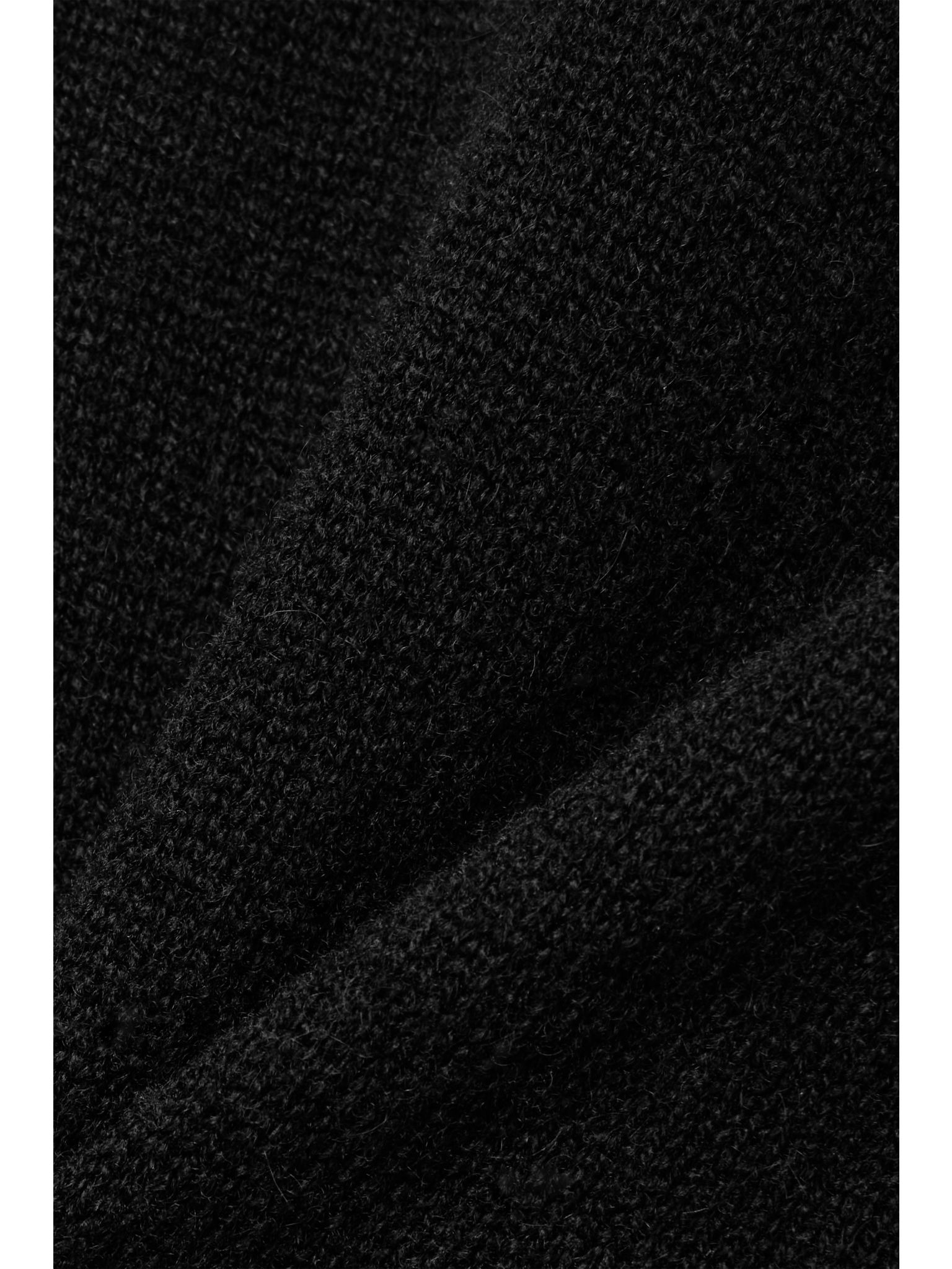 + NET SUSTAIN Wool and cashmere-blend sweater Black - 4