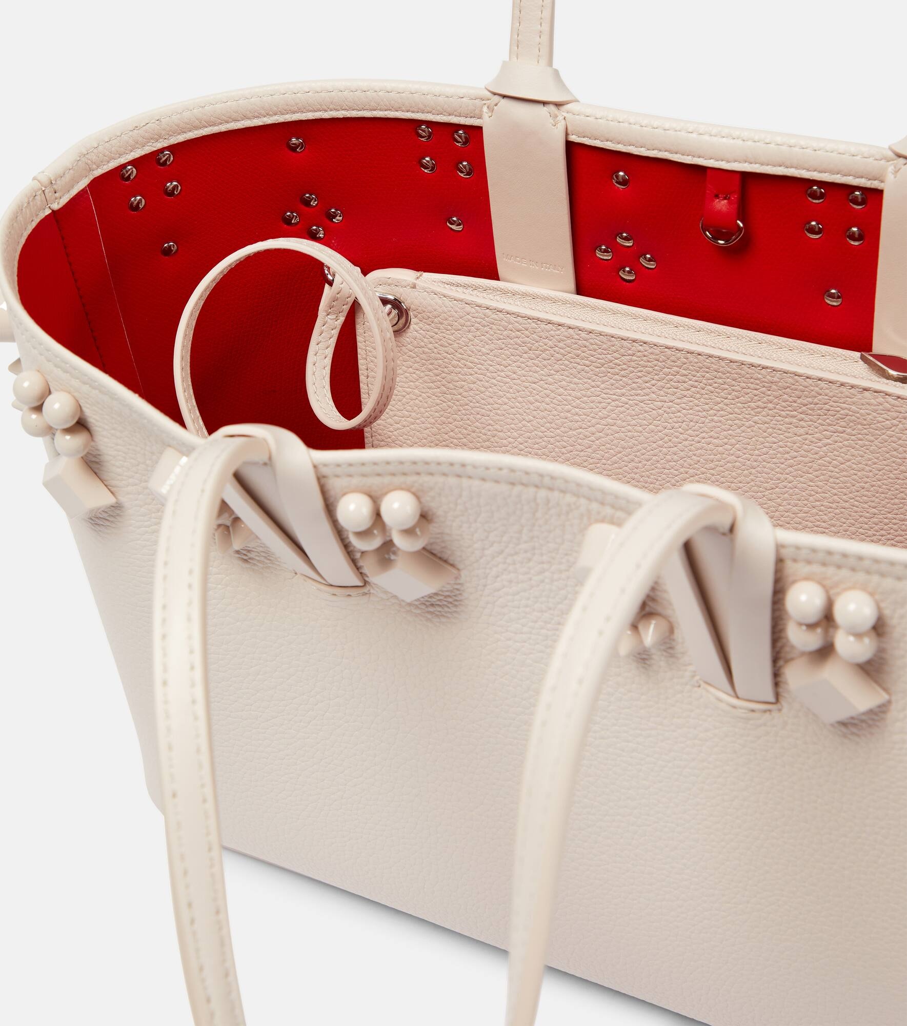 Cabata Small leather tote bag - 3