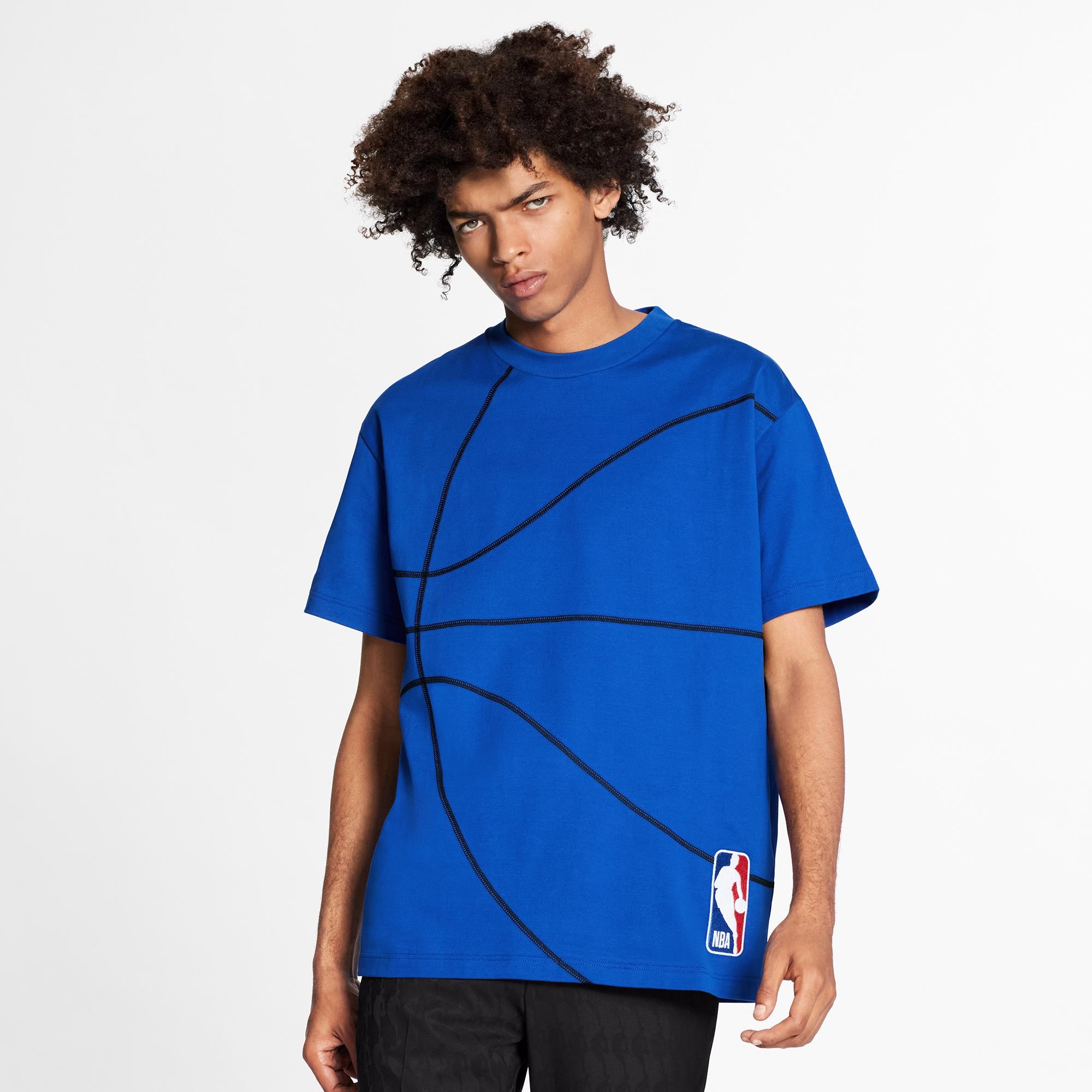 LVxNBA Embroidery Detail T-Shirt - 3