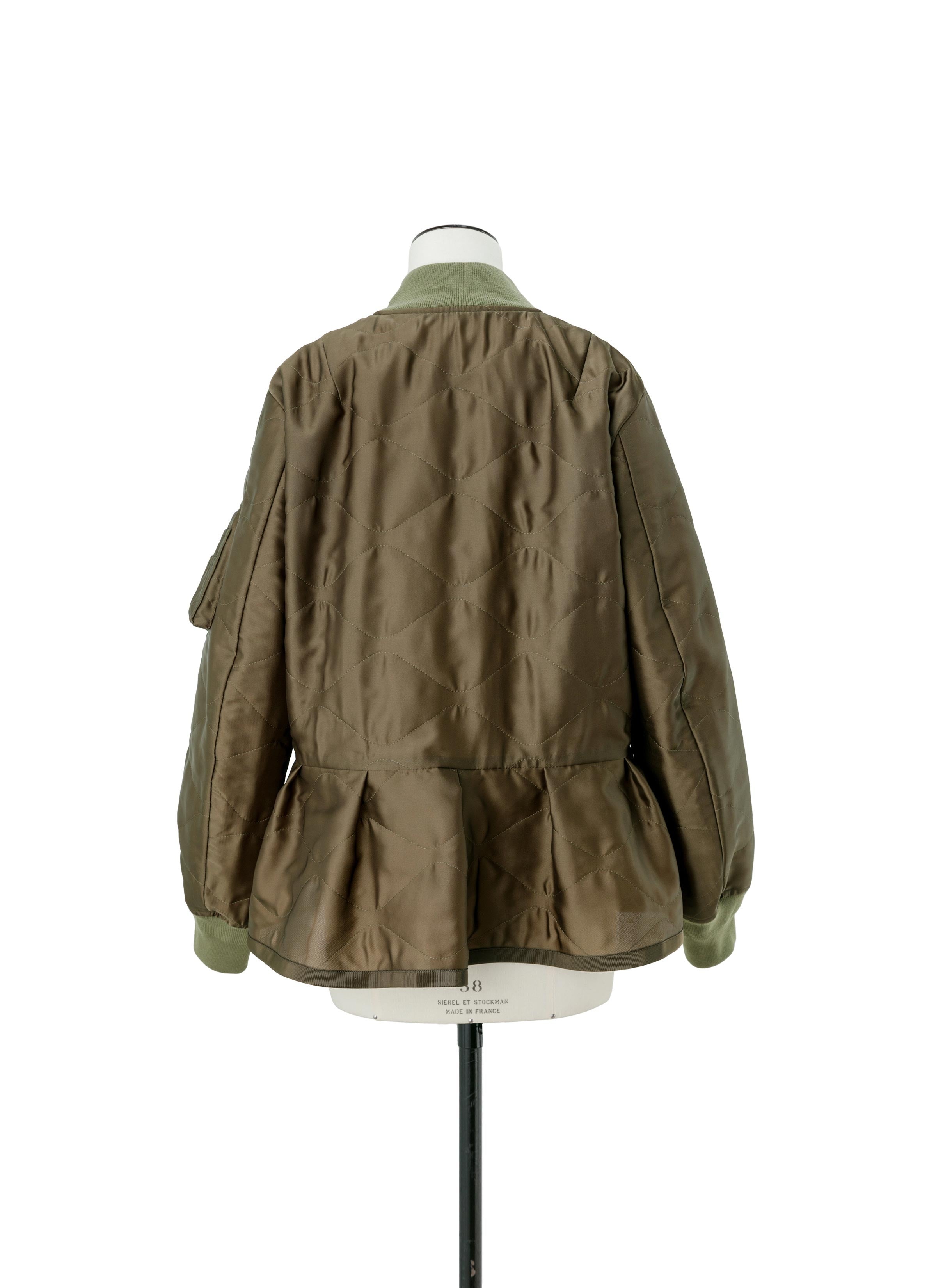 Quilted Satin Blouson - 3