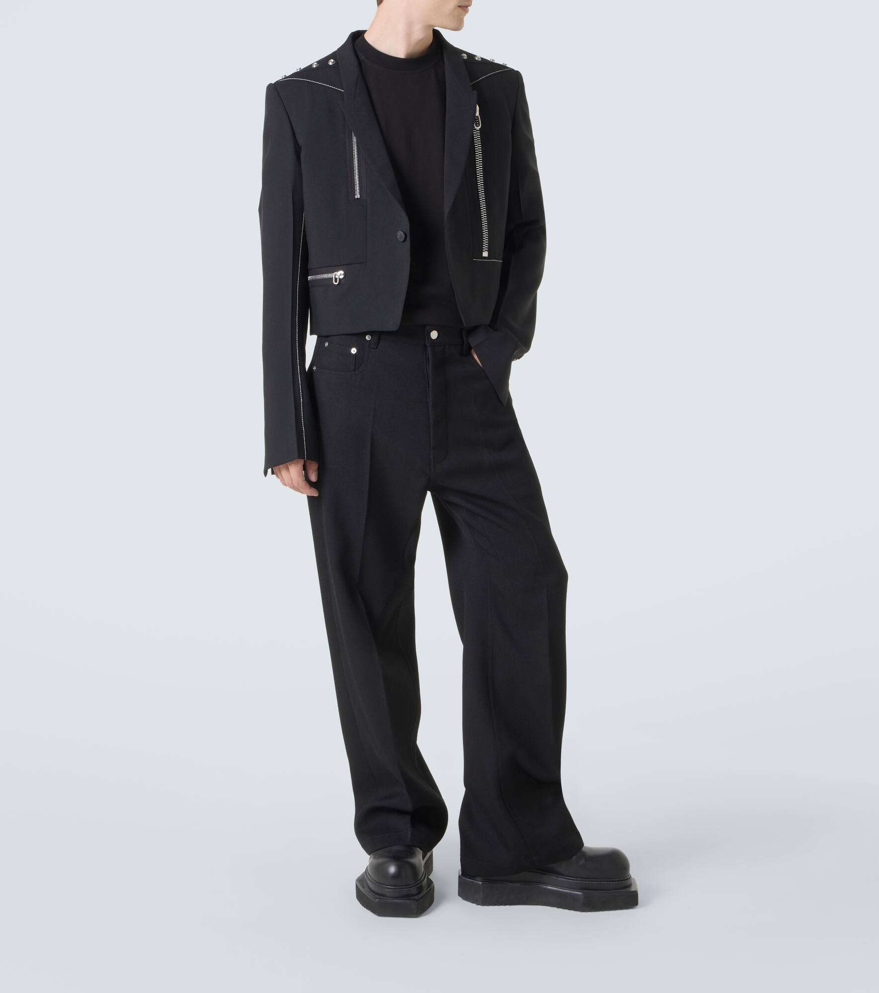 Alice studded virgin wool blazer - 2