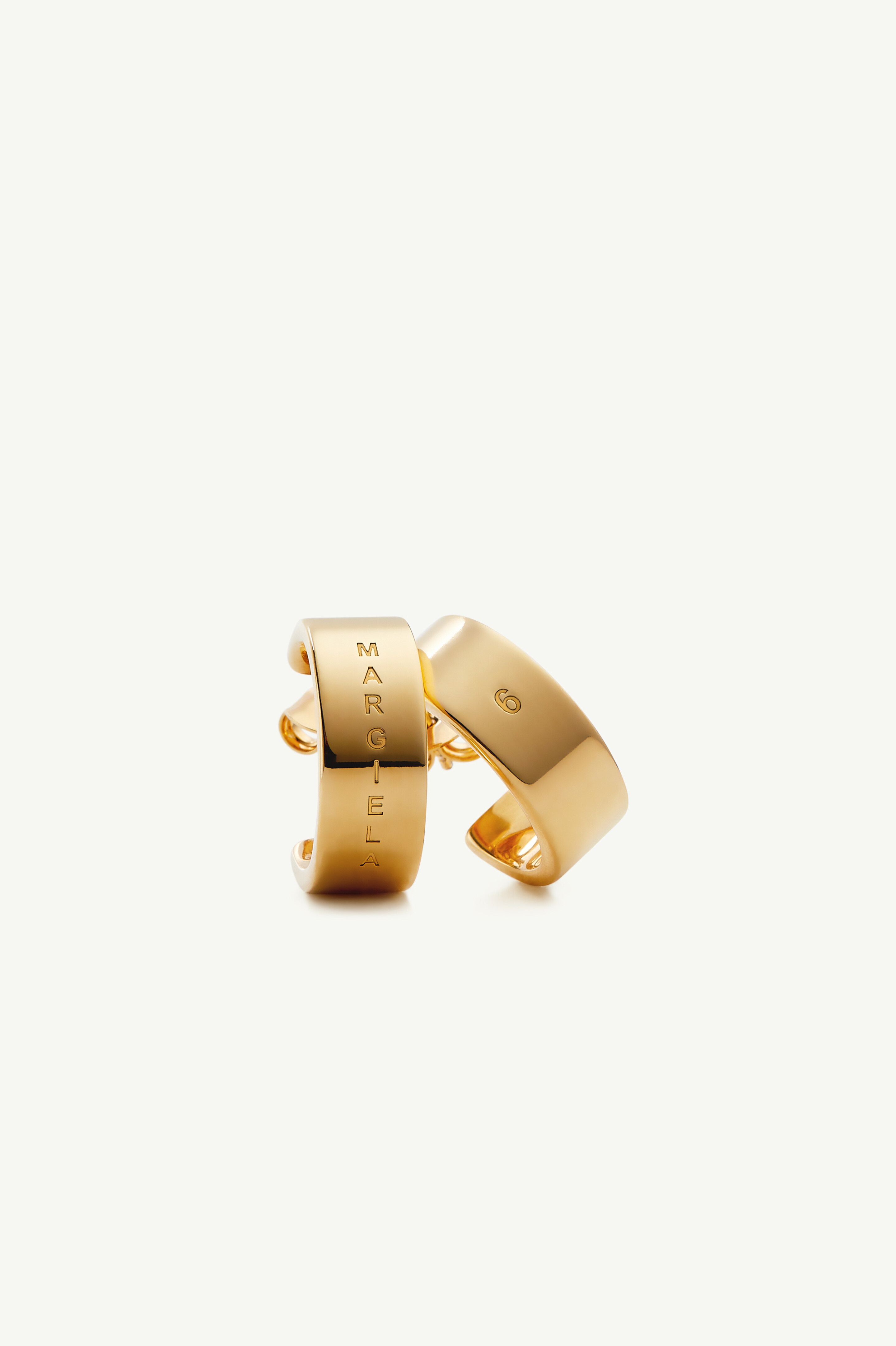 Minimal logo earrings - 3