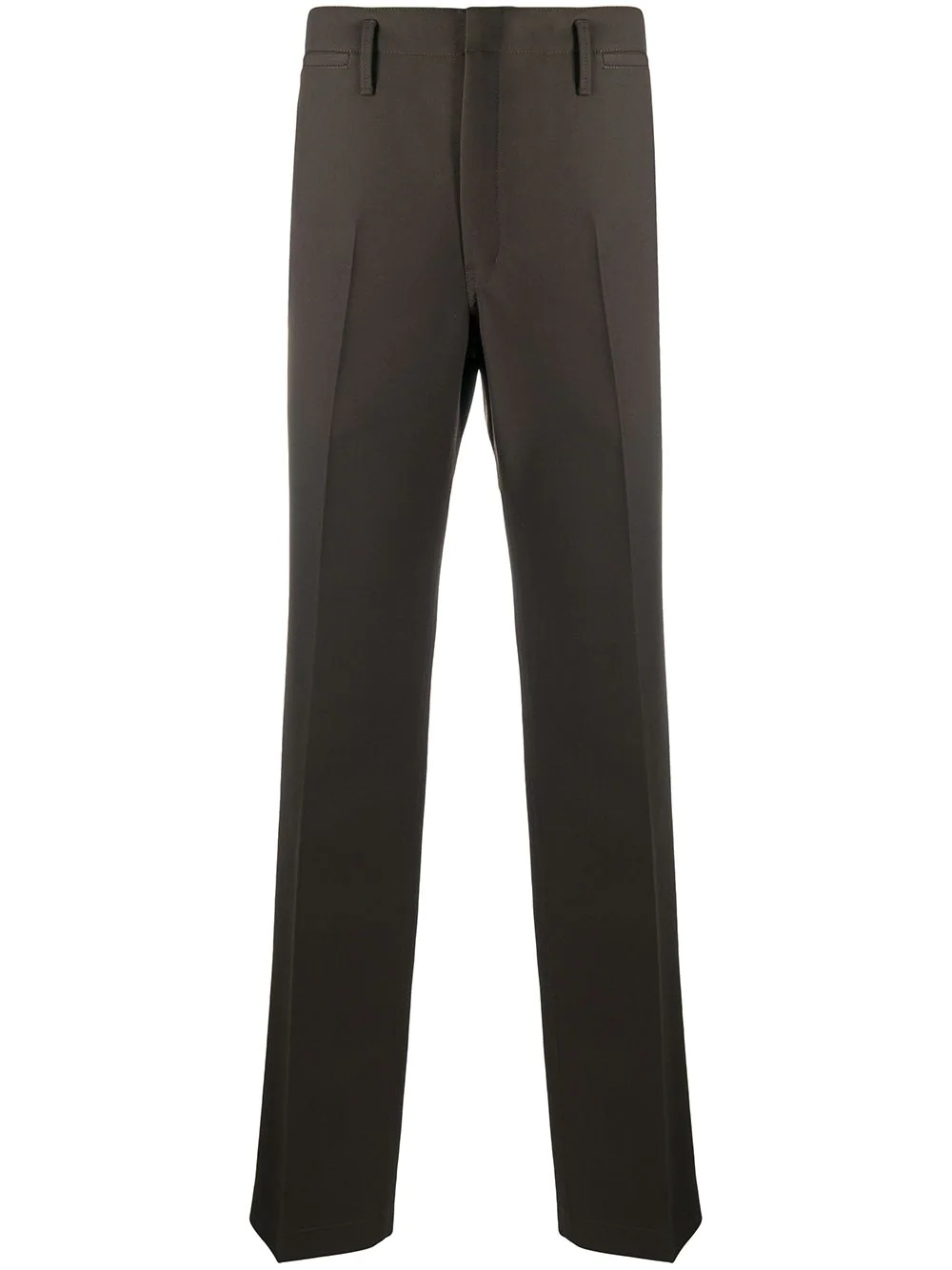 high-waisted tailored trousers - 1