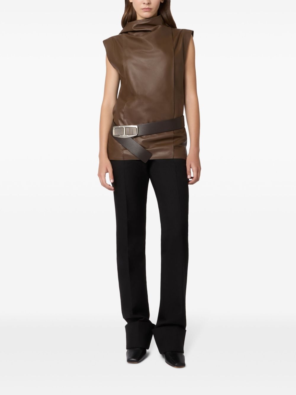 leather top - 2