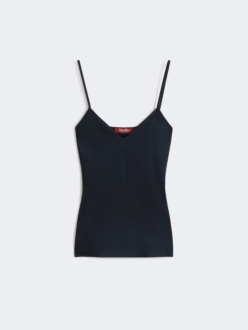 ONDE Envers satin camisole top - MIDNIGHTBLUE 1