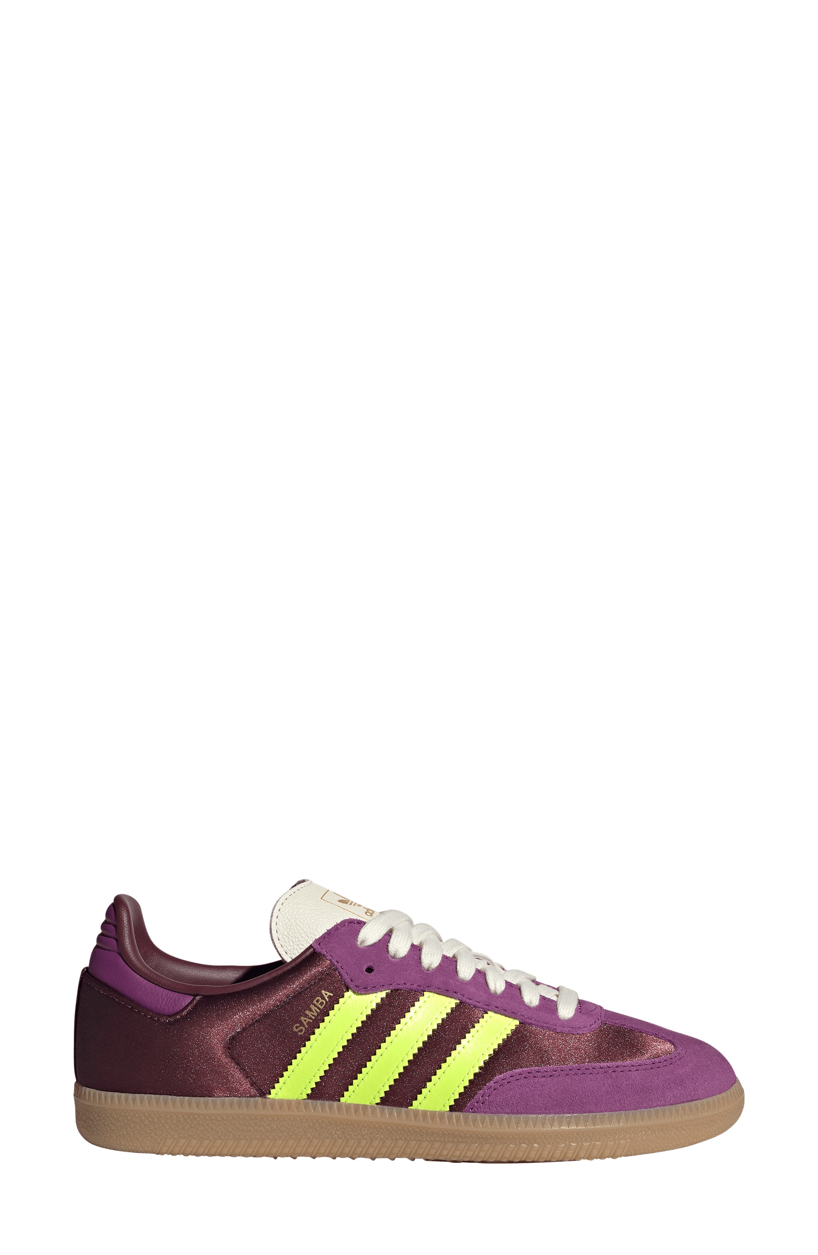 adidas Samba OG Sneaker in Maroon/Rich Mauve/Gum at Nordstrom - 3