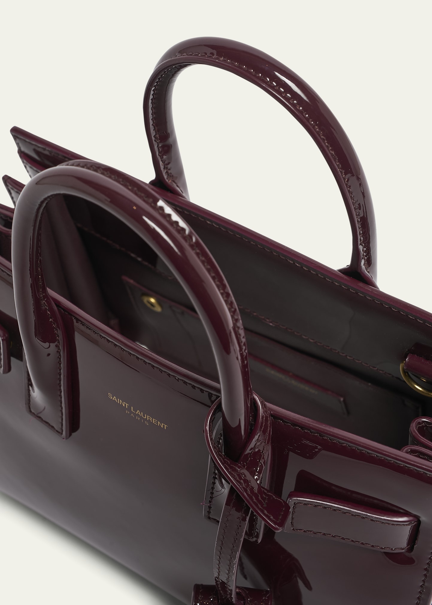 Sac de Jour Nano Top-Handle Bag in Patent Leather - 4