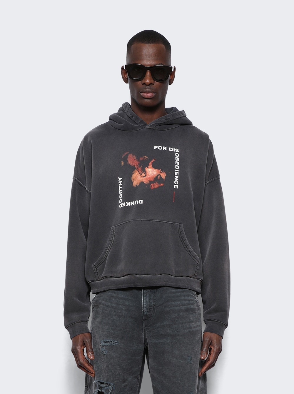 Dorothy Dunked Hoodie Faded Black - 3