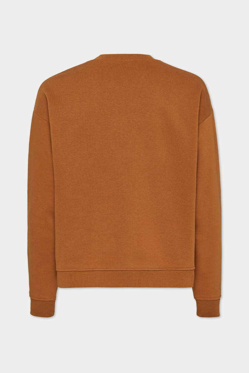 DSQUARED2 MAPLE LEAF RELAX FIT CREWNECK SWEATSHIRT outlook