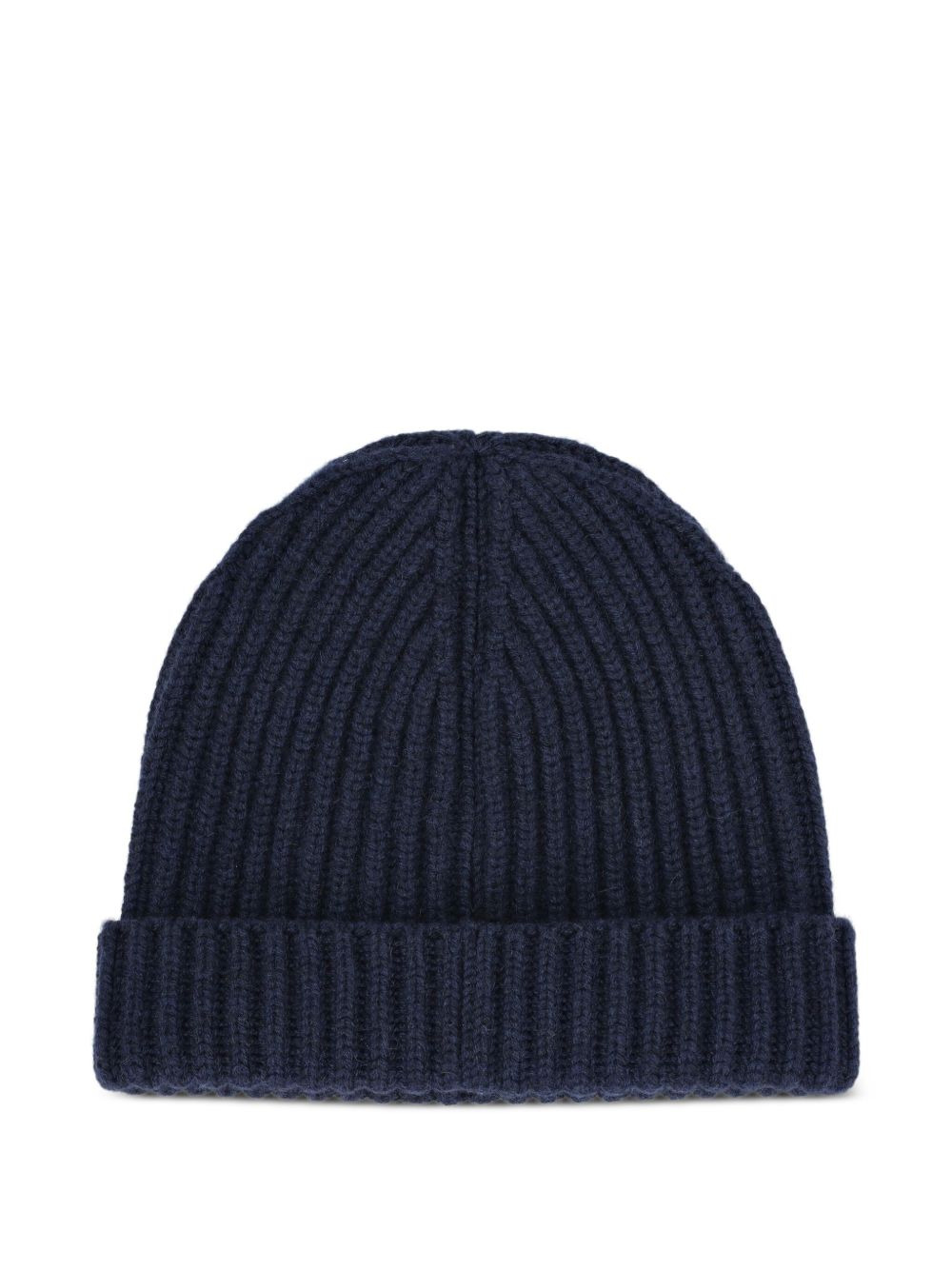 ribbed cashmere beanie - 1