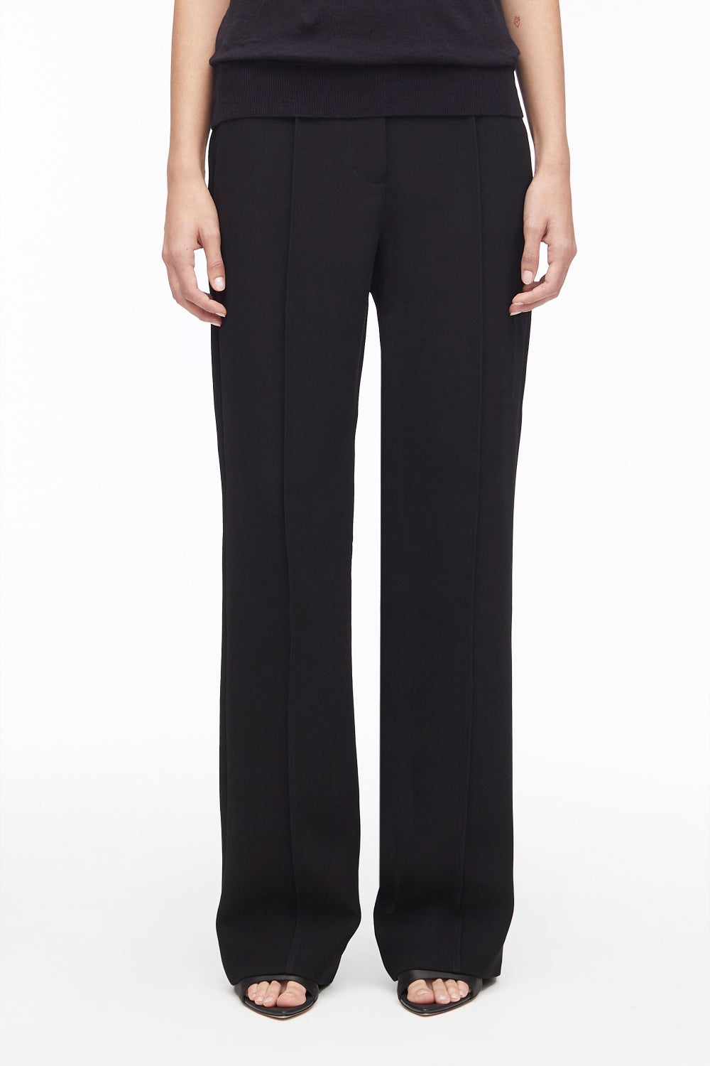 Heavy Cady Pintuck Trouser - 1