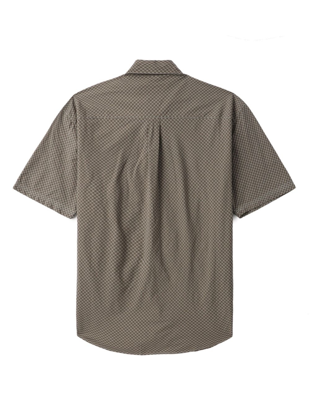 check-pattern short-sleeve shirt - 6