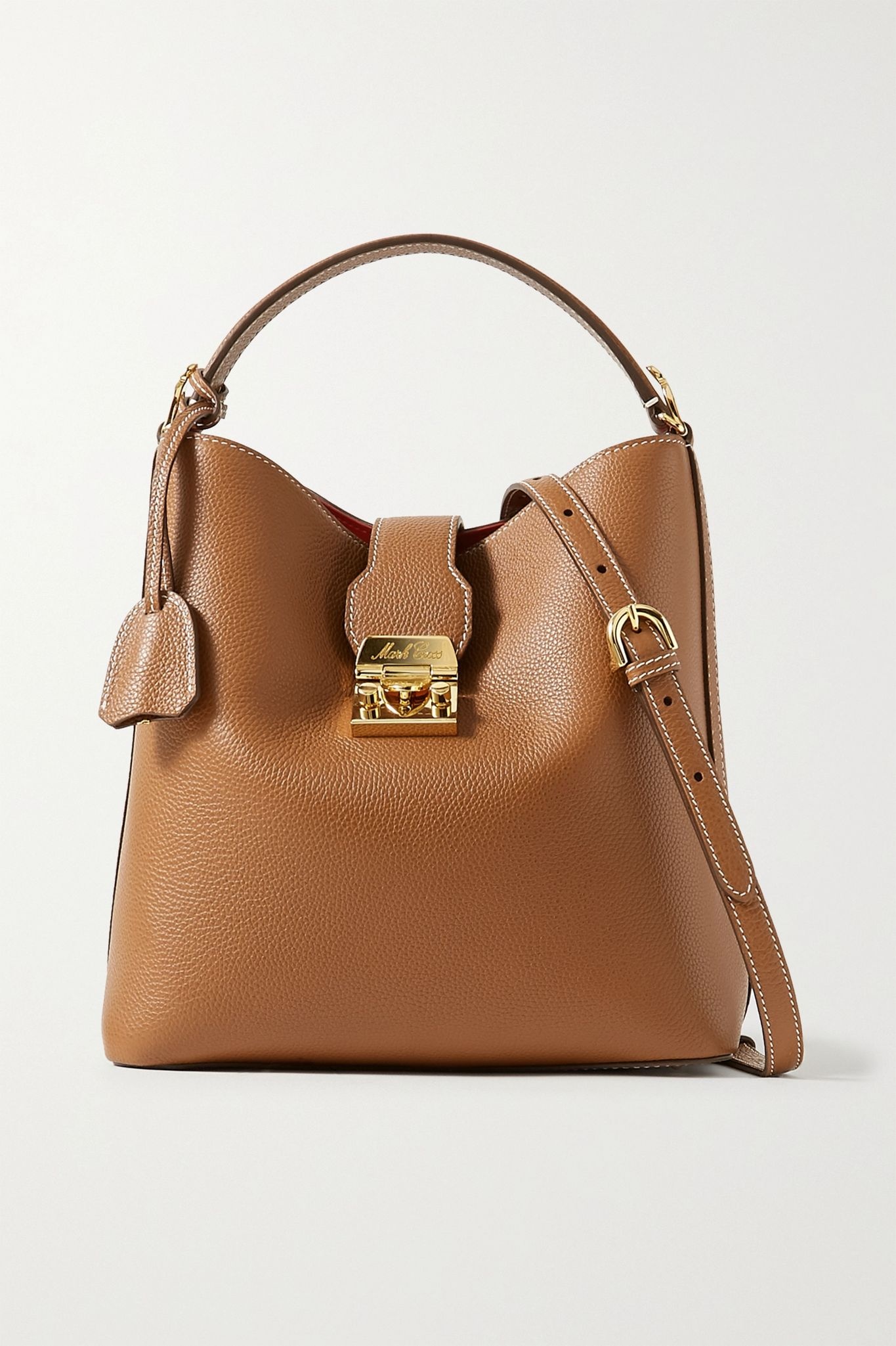 Murphy large textured-leather bucket bag - 1