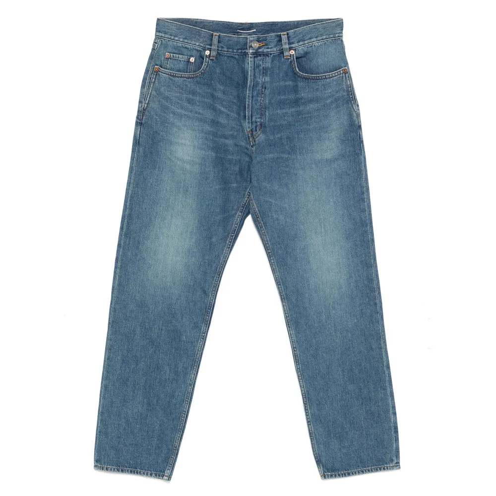 Saint Laurent Blue Denim - Regular & Straight-Leg Jeans Men - 1