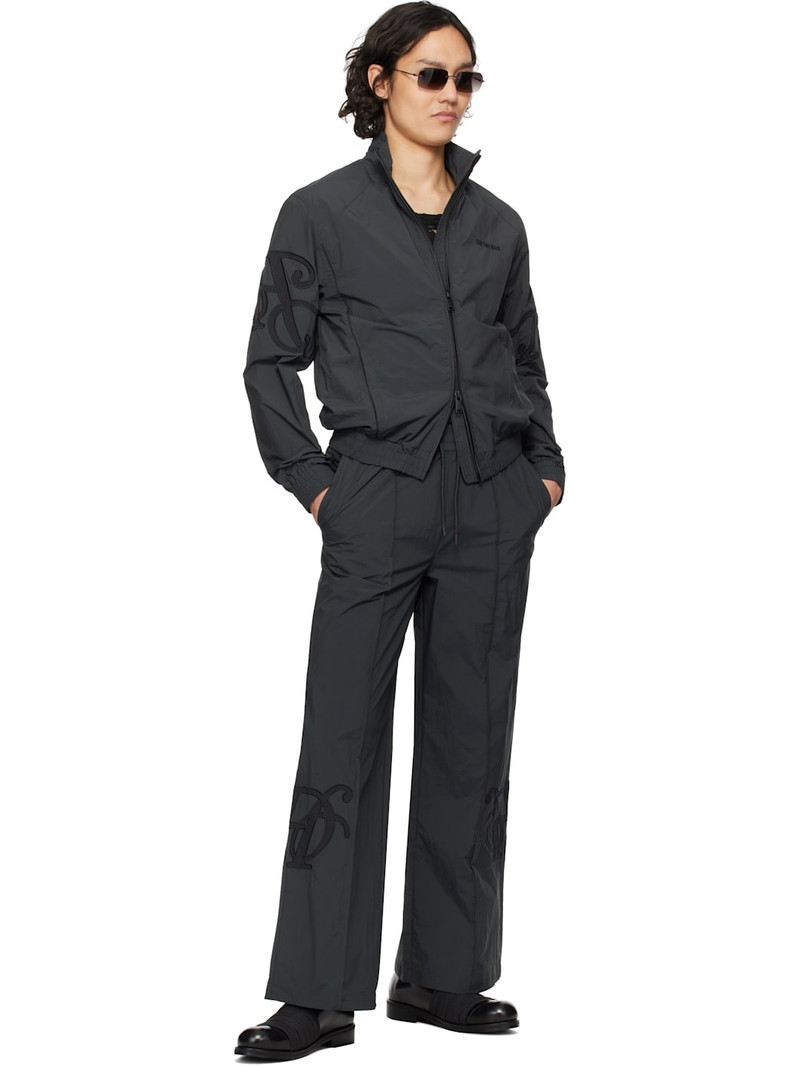 HAN KJØBENHAVN Black Straight-Leg Track Pants outlook