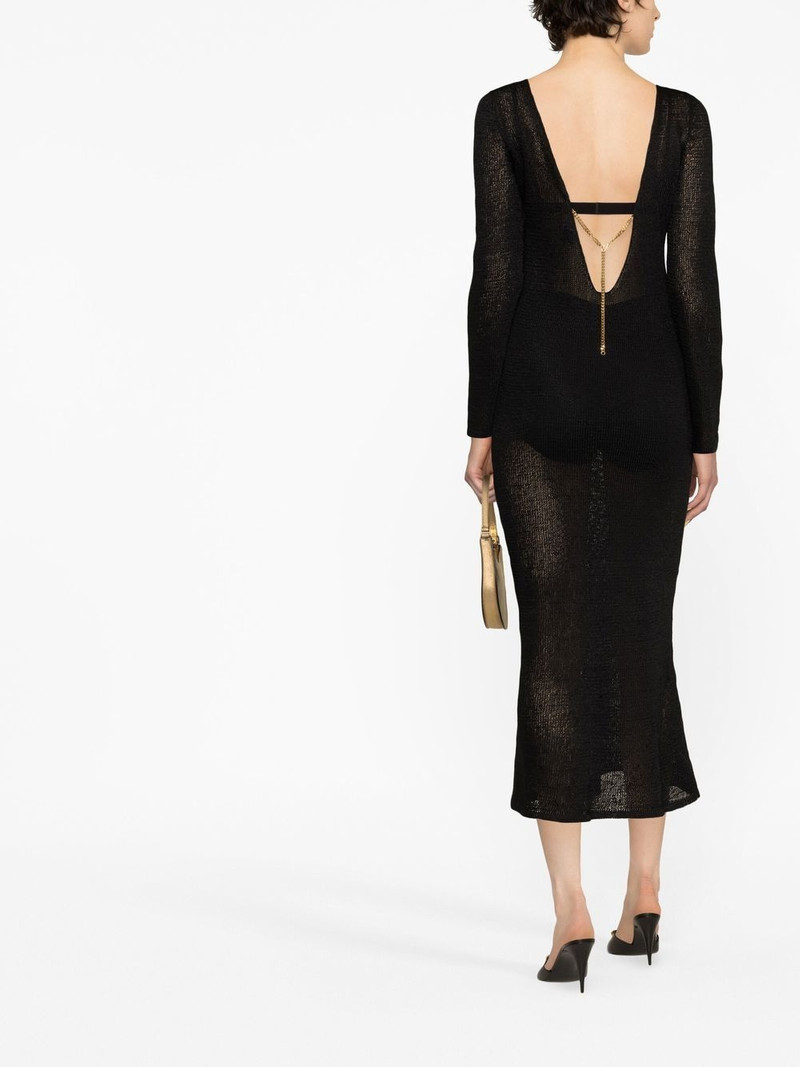 TOM FORD fine-knit midi dress outlook