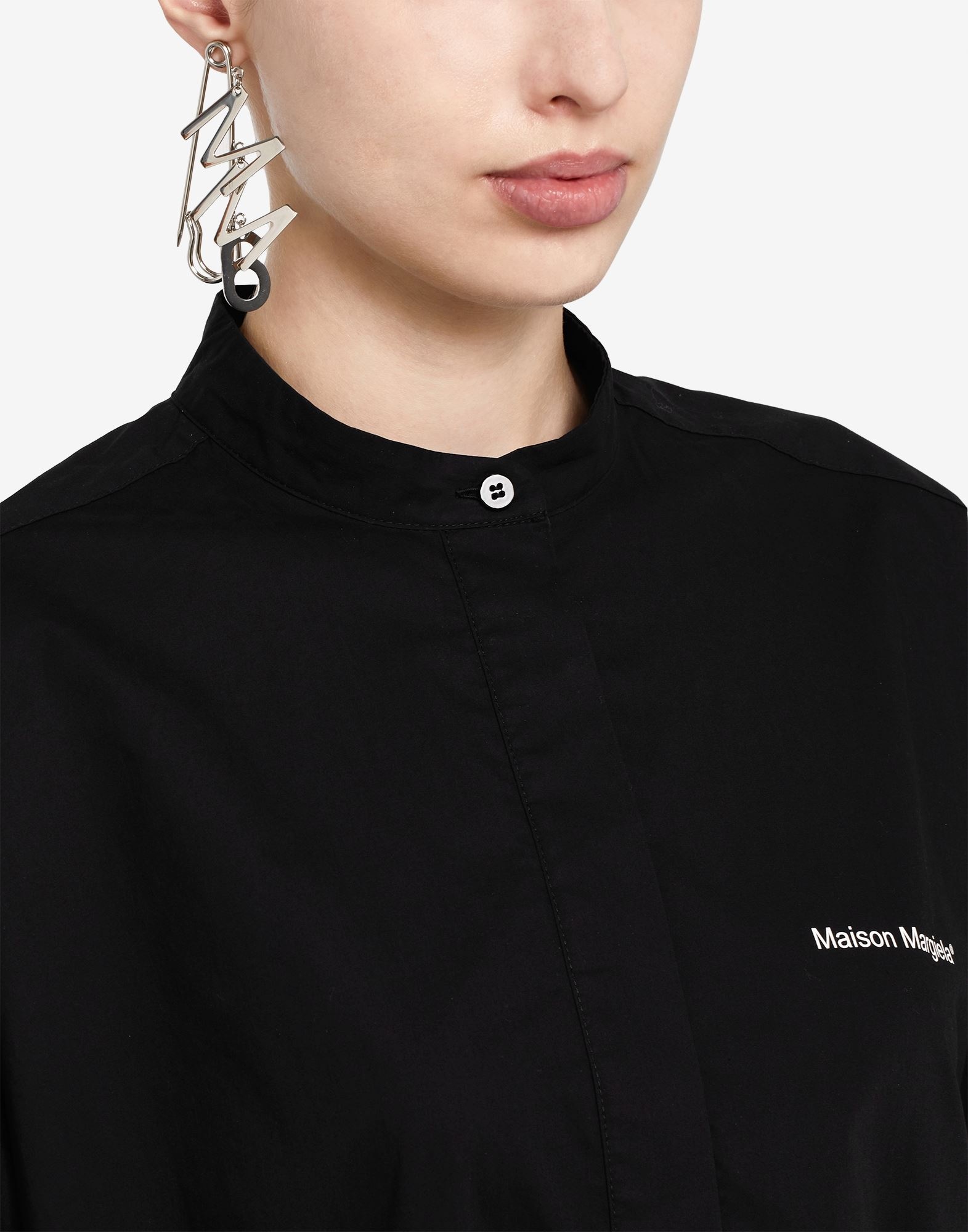 Logo brooch earring - 4
