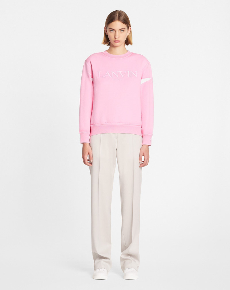 Lanvin OVERPRINTED EMBROIDERED LANVIN PARIS SWEATSHIRT outlook