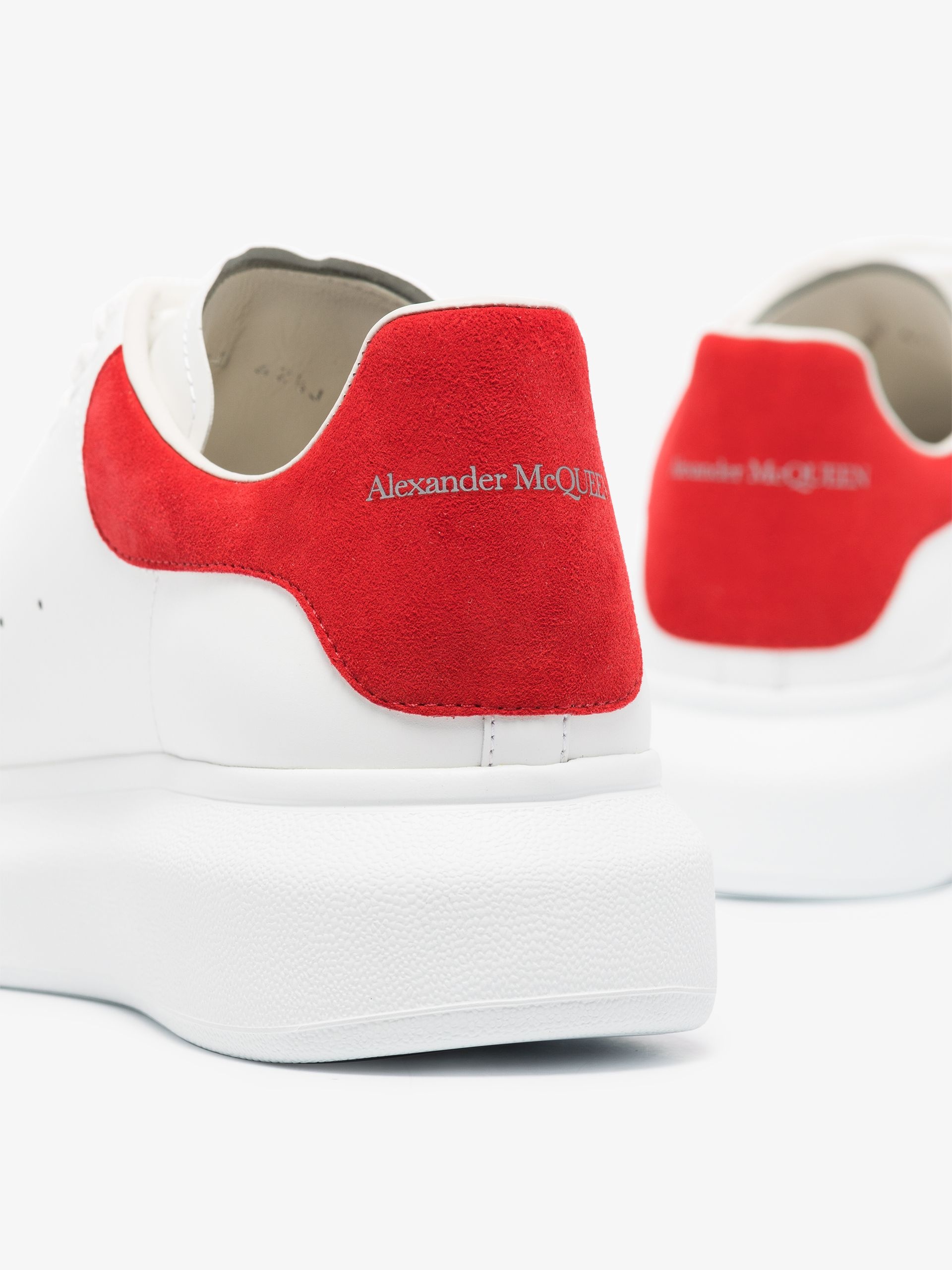 white and red Oversized sneakers - 2