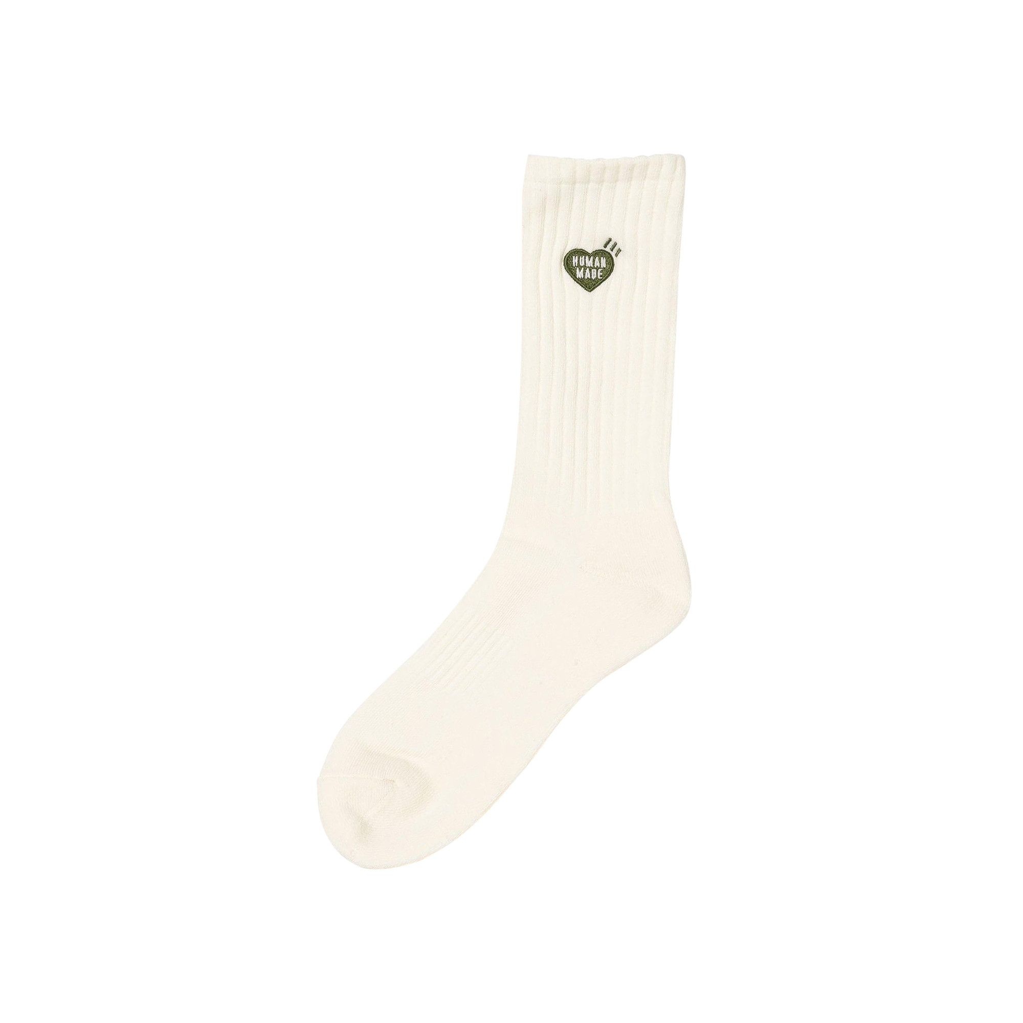 Human Made Pile Socks 'White' - 1