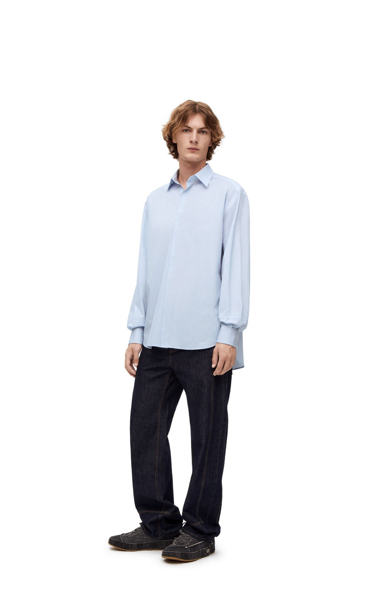 Loewe Trompe l'oeil stripe shirt in cotton outlook