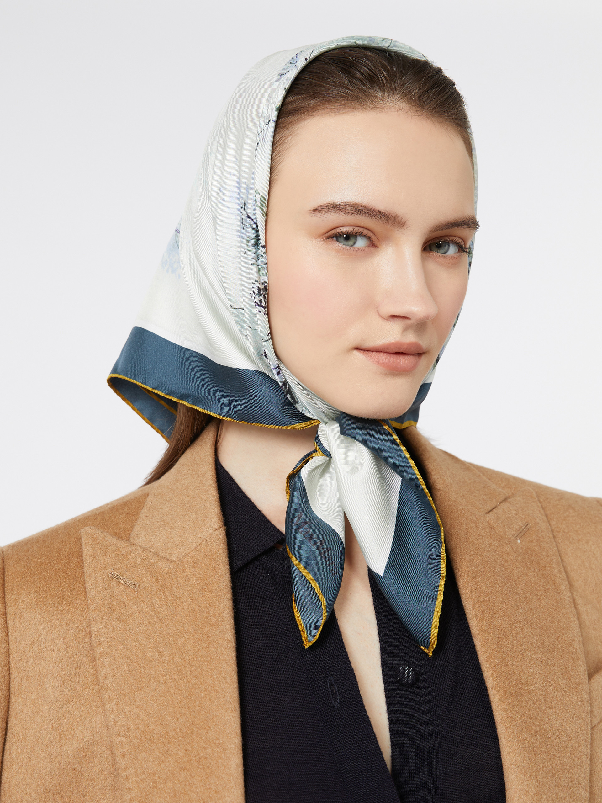 ASTRALE Printed silk foulard - 4