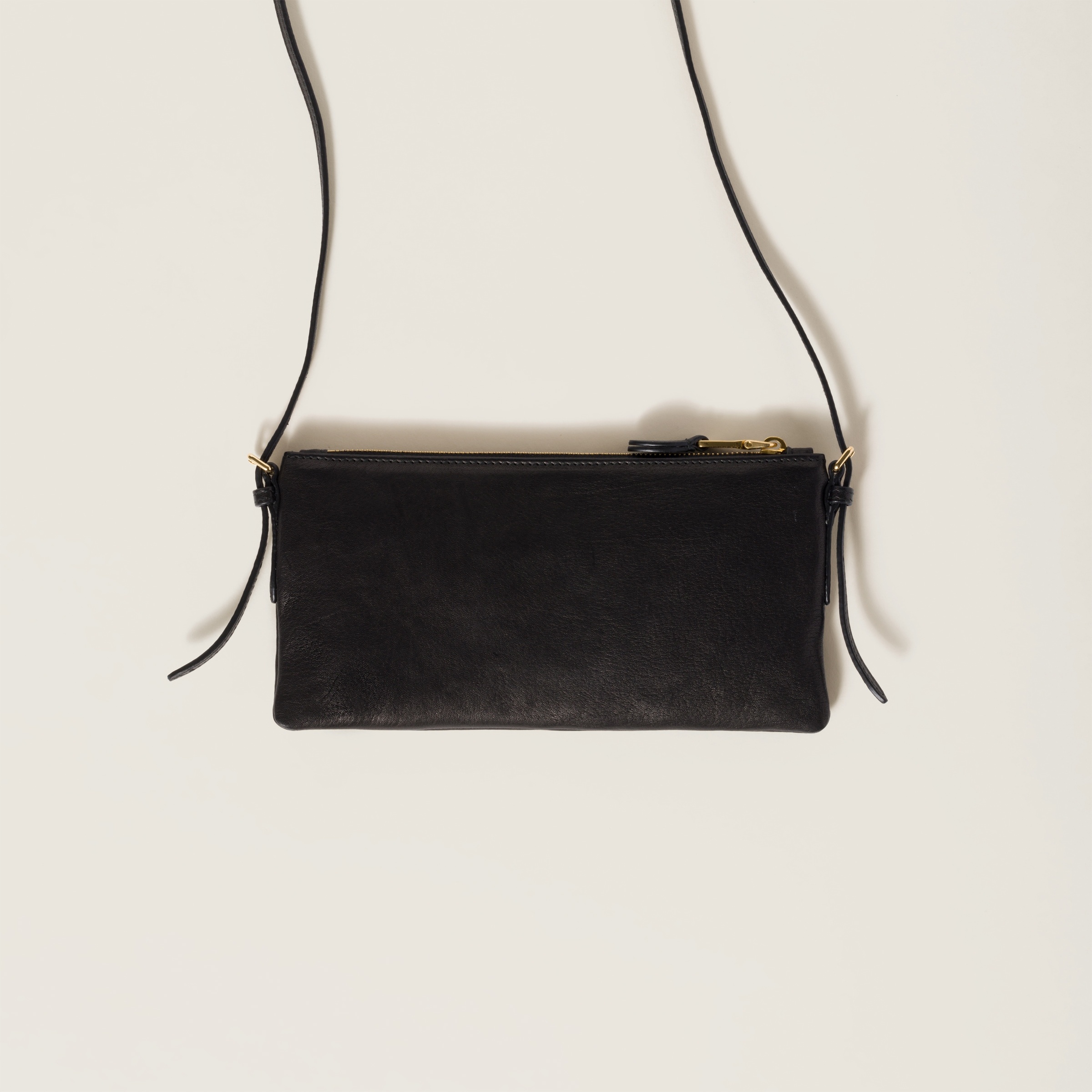 Miu Miu｜ (5NI007 049 F0615) Miu Miu Nappa leather mini pouch Brown - Women | VIETTI