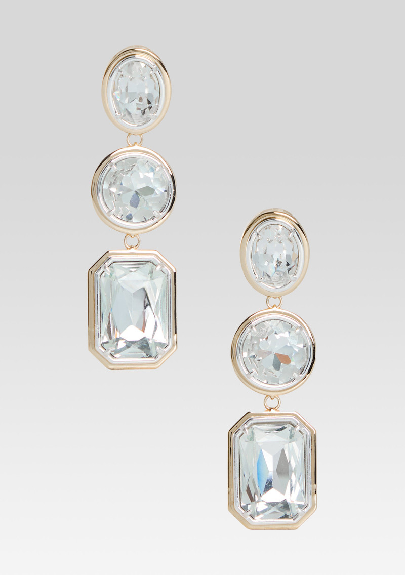 CAMILLE GEMSTONE DROP EARRINGS 1