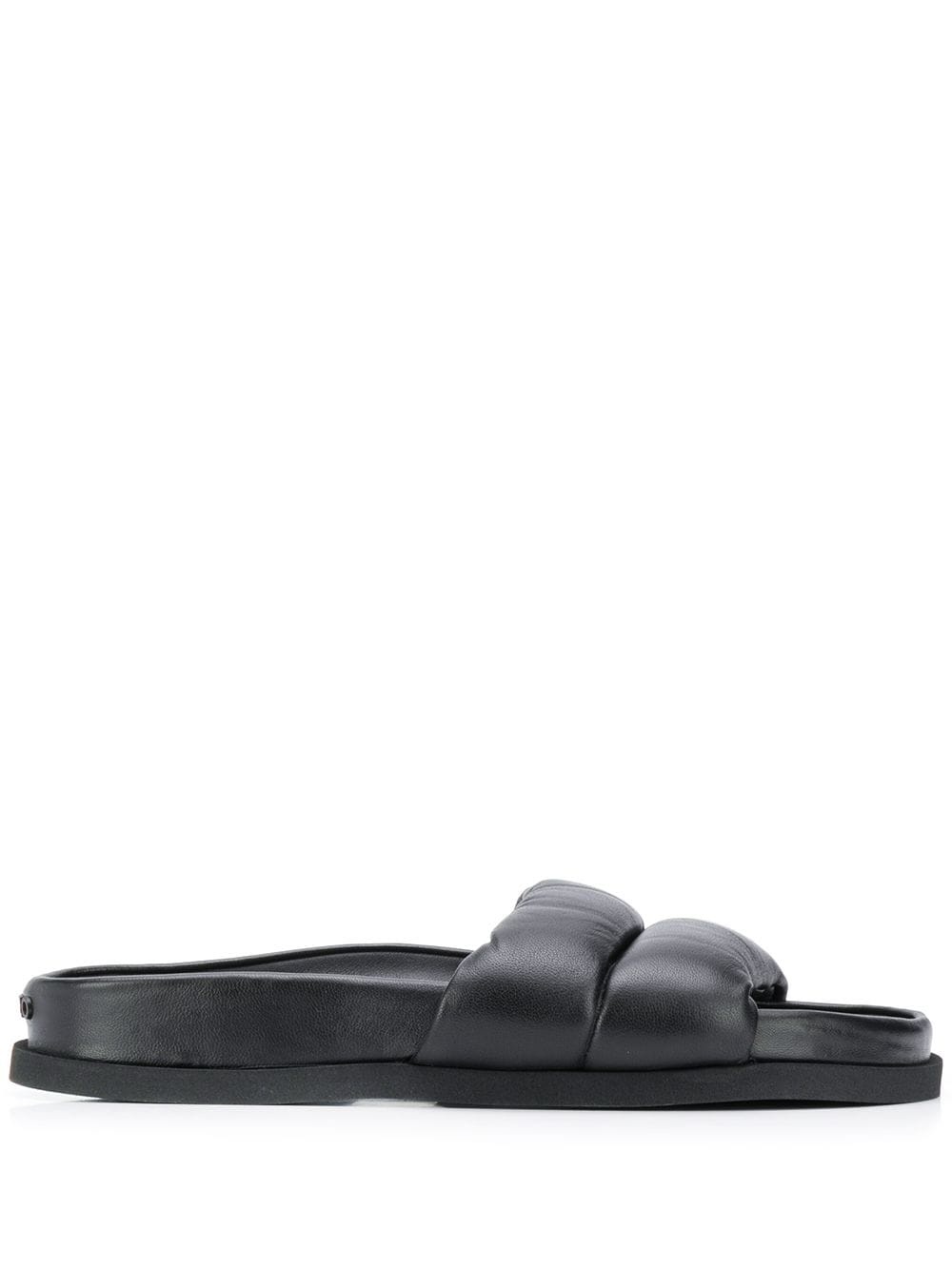 leather sliders - 1