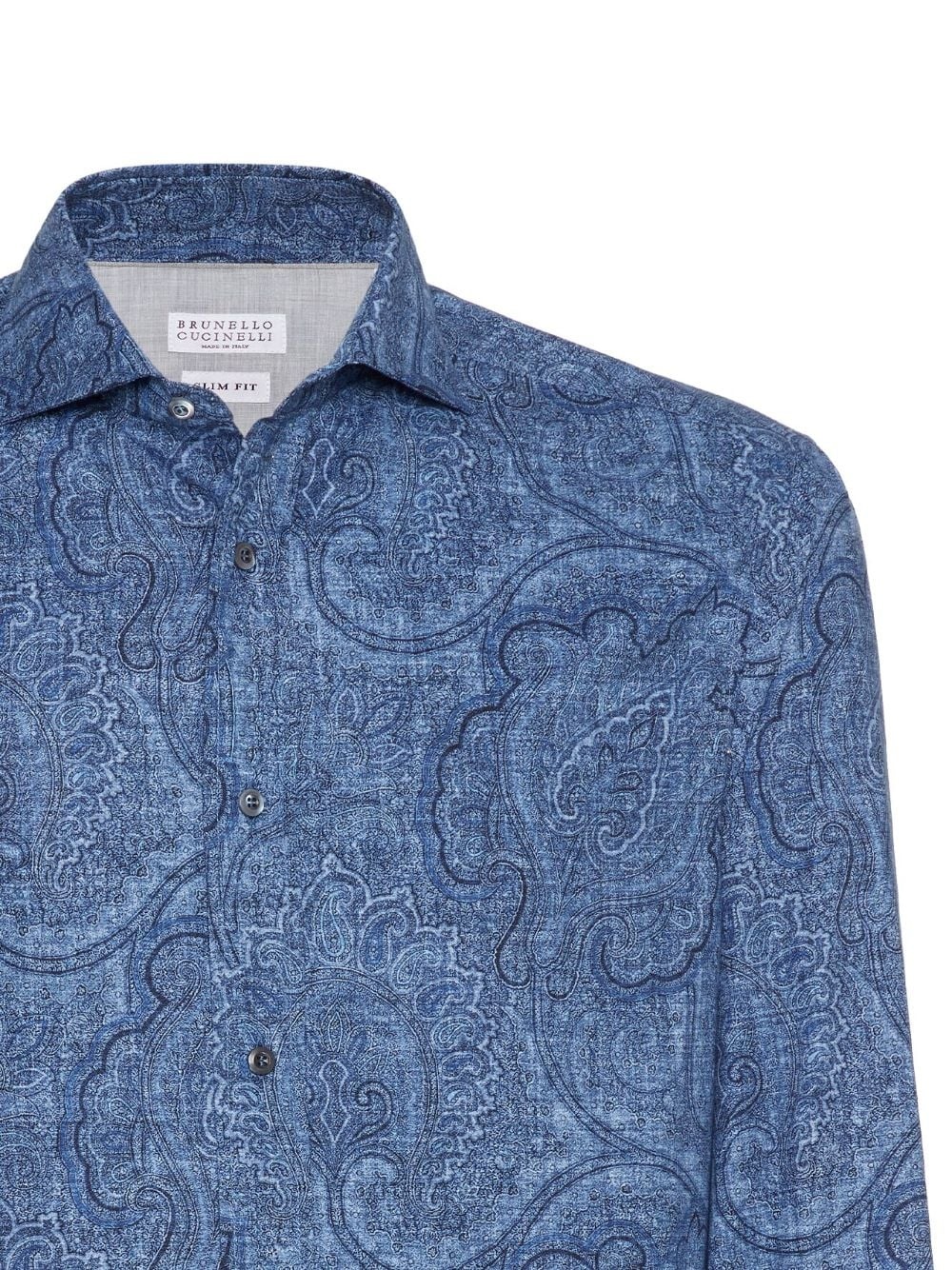 patterned jacquard cotton shirt - 6