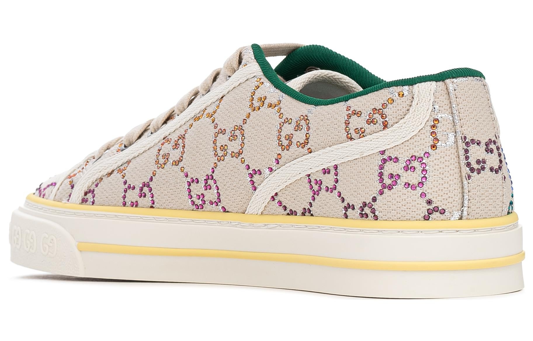 (WMNS) Gucci Tennis 1977 Low-Top Sneaker with crystals 'Off White' 732211-FABH3-9179 - 4