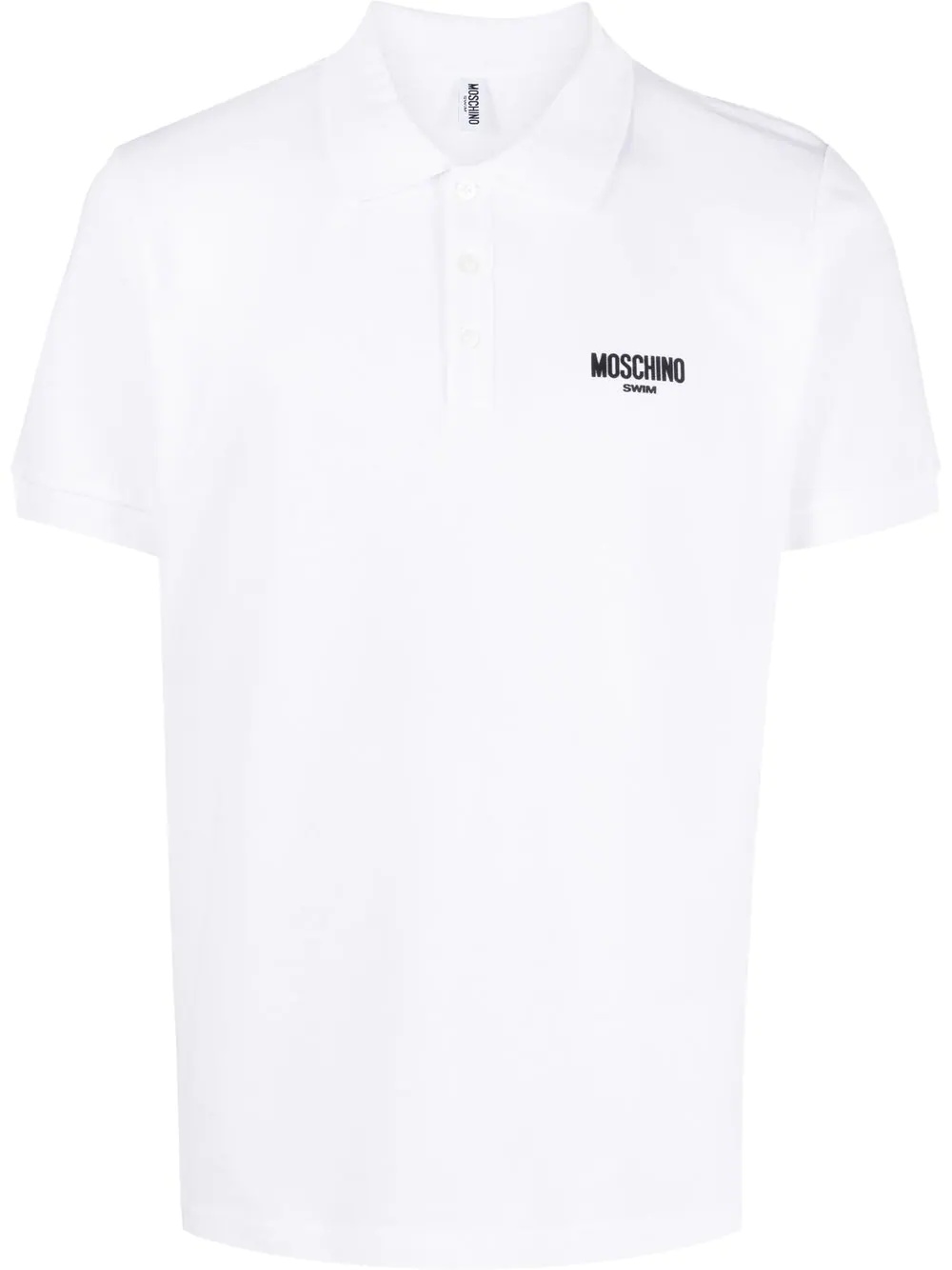 logo-print polo shirt - 1