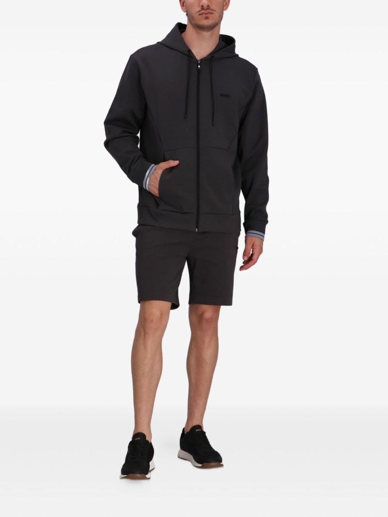 BOSS zip-up hooded sweatshirt outlook
