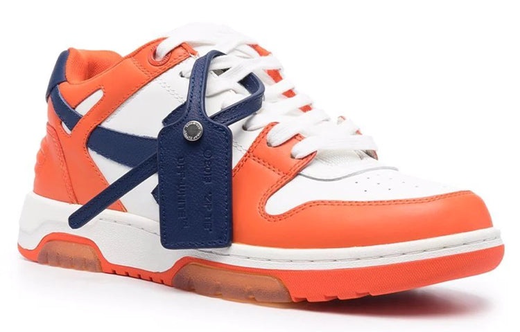 Off-White Out Of Office Low-Top Sneaker 'Orange Blue White ' OMIA189F21LEA0022045 - 2