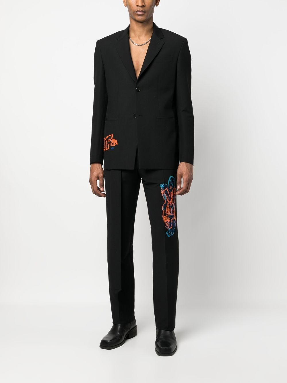 Graf Coupe' Strap Rel single-breasted blazer - 2