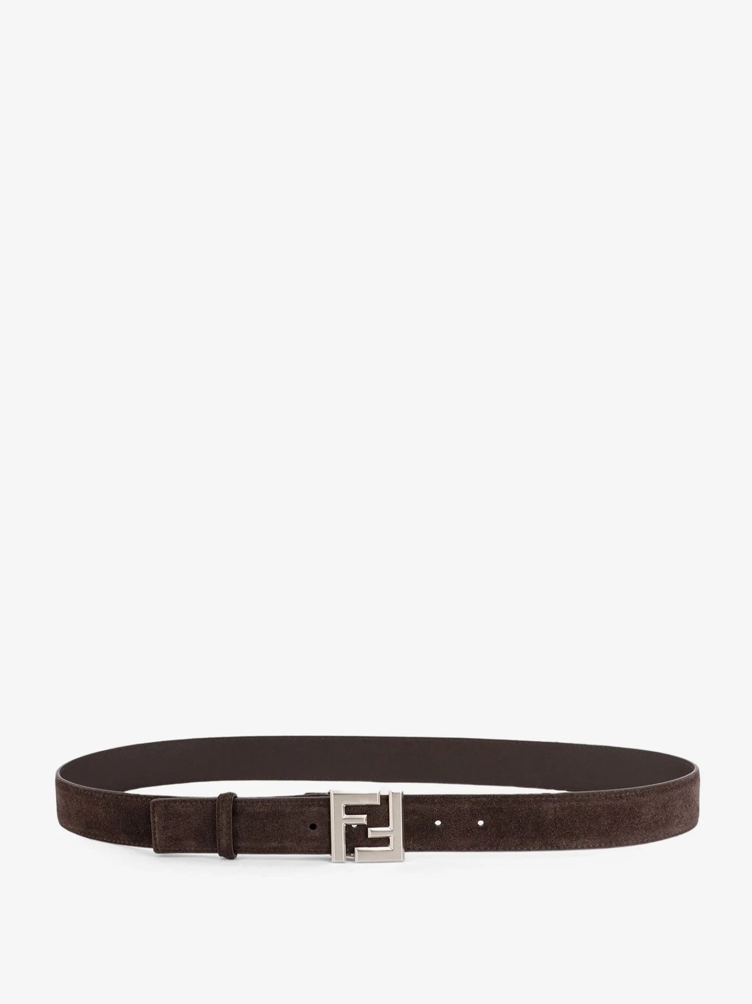 Fendi Men Squared Ff Suede Belt - 1