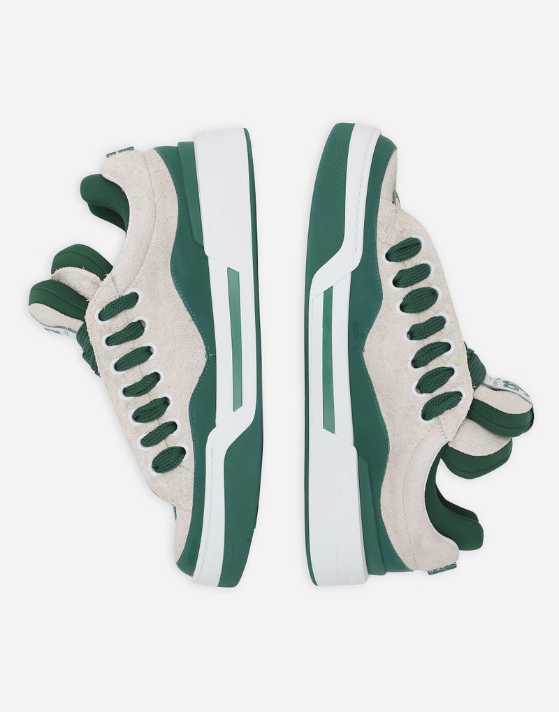 Mixed-material New Roma sneakers 5