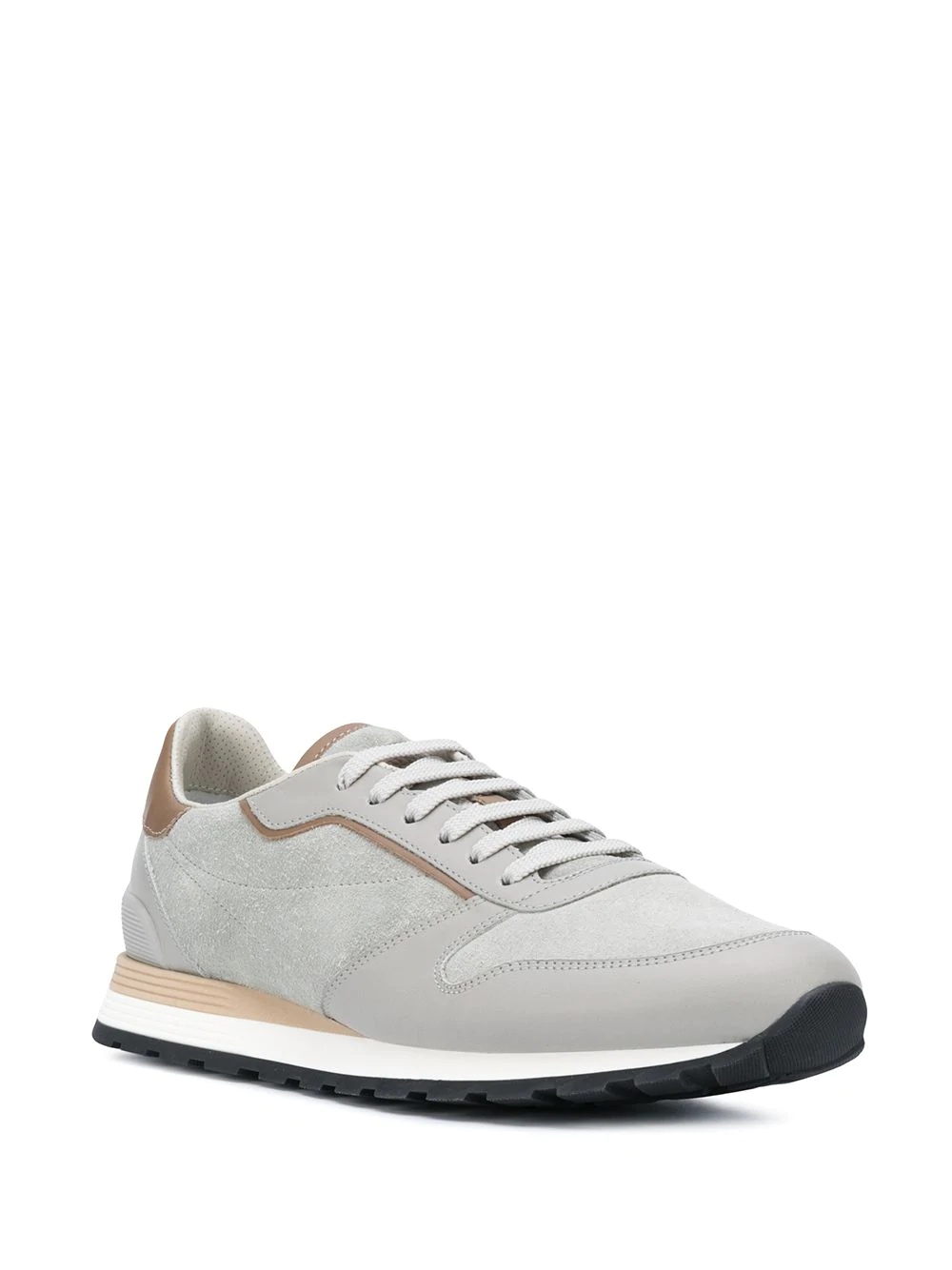 contrast panel sneakers - 2