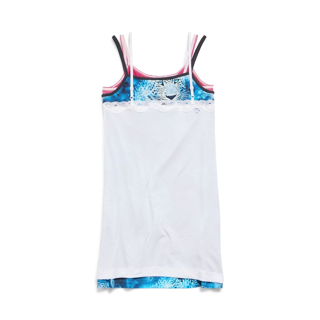 Women's Layered Dress in Multicolored - 6
