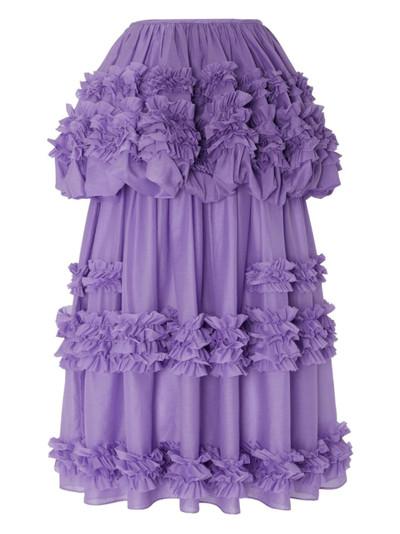 Molly Goddard Amanda tiered tulle skirt outlook