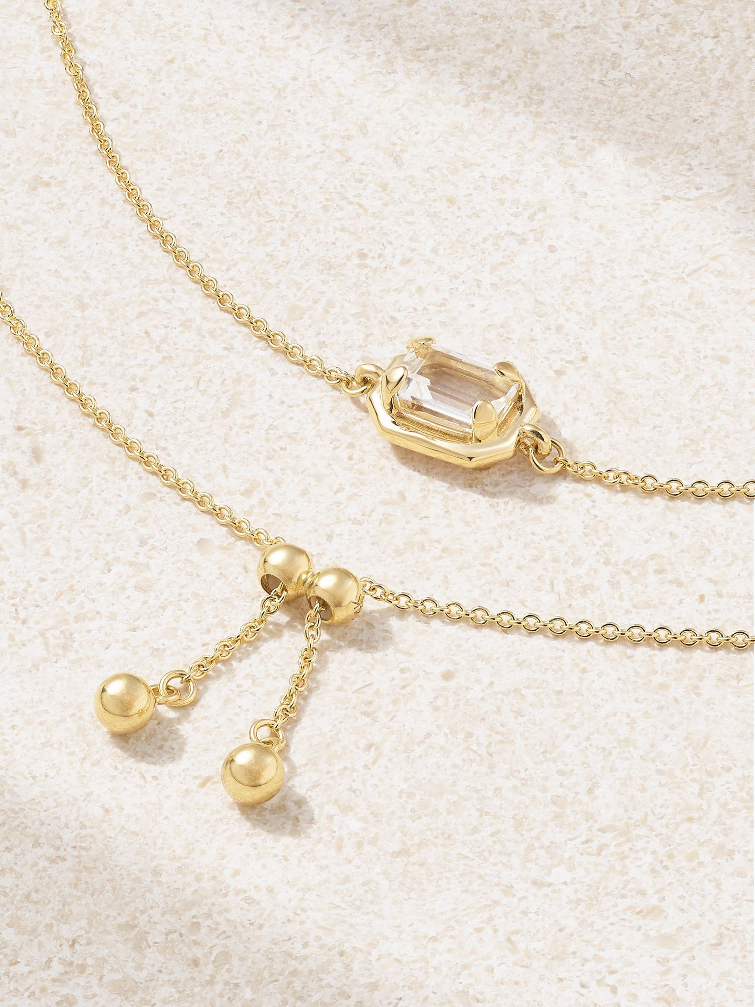 Bonbon 14-karat gold topaz bracelet Gold - 3