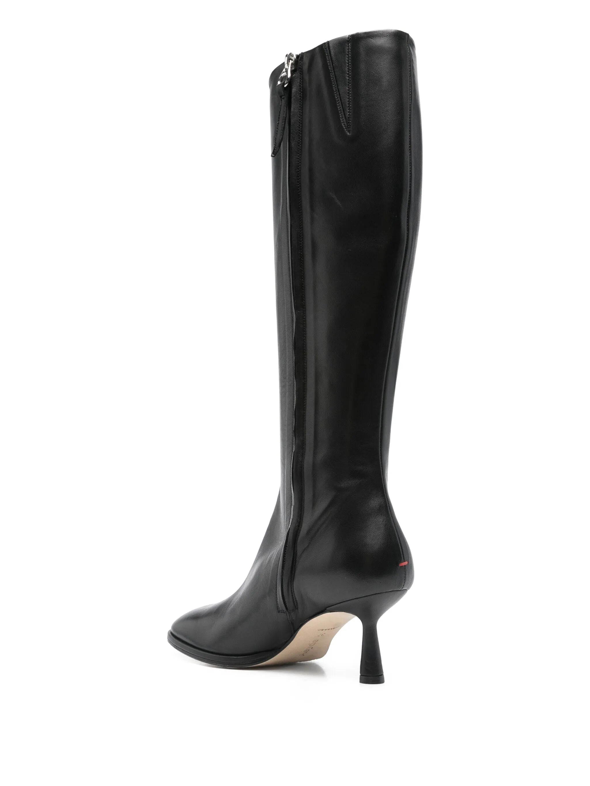 60mm leather knee-high boots - 3