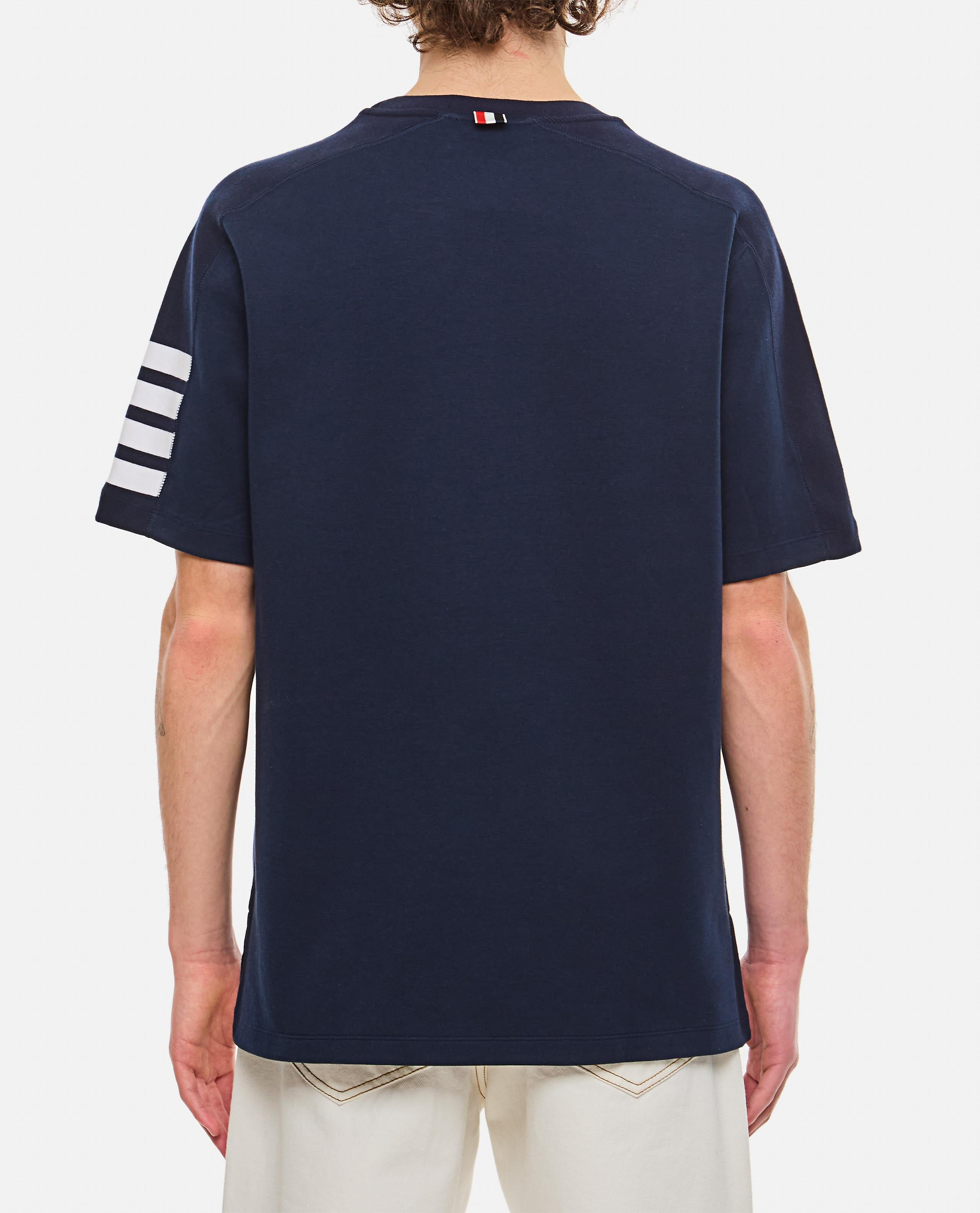 4 BAR STRIPE COTTON T-SHIRT - 3