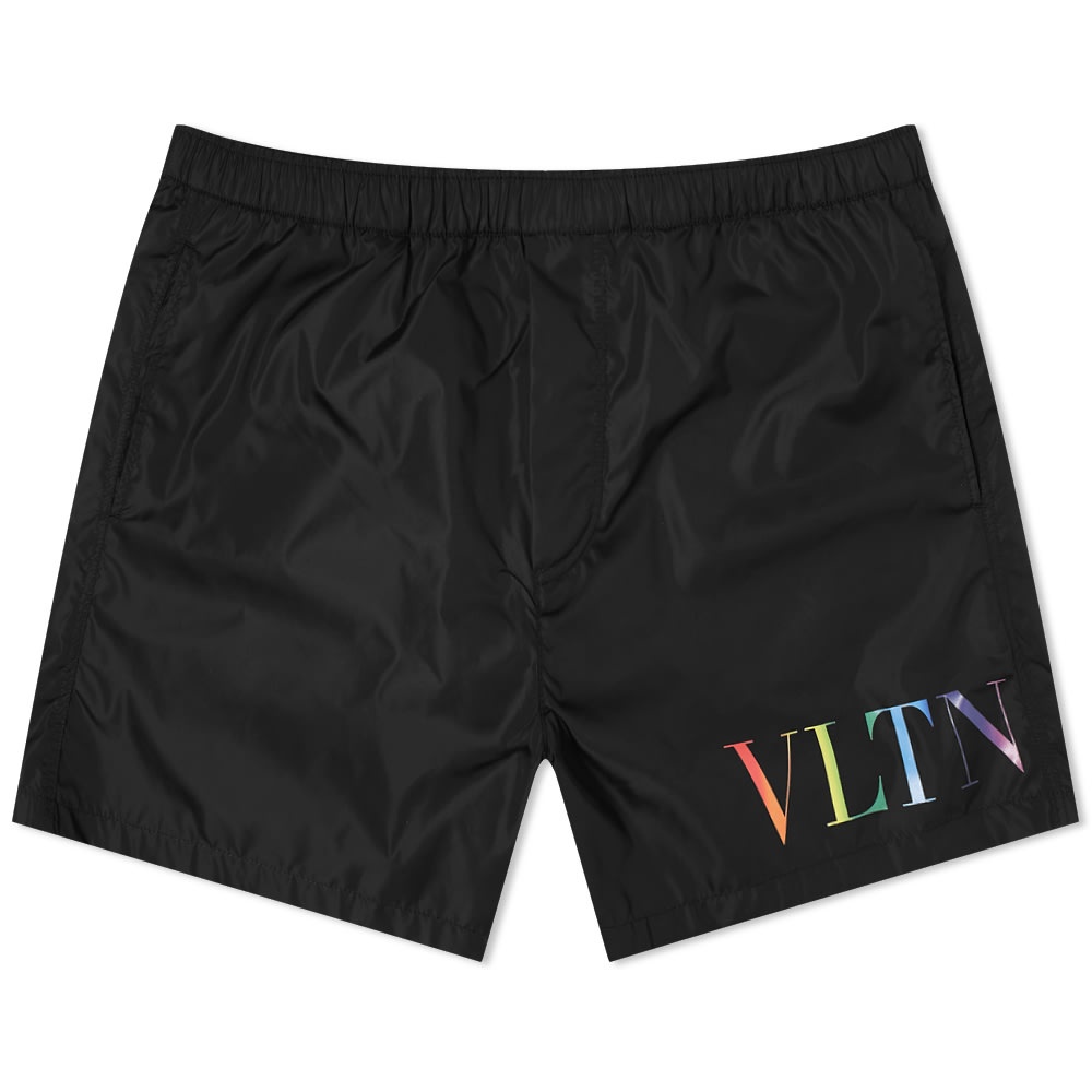 Valentino Vltn Multi Logo Swim Short - 1