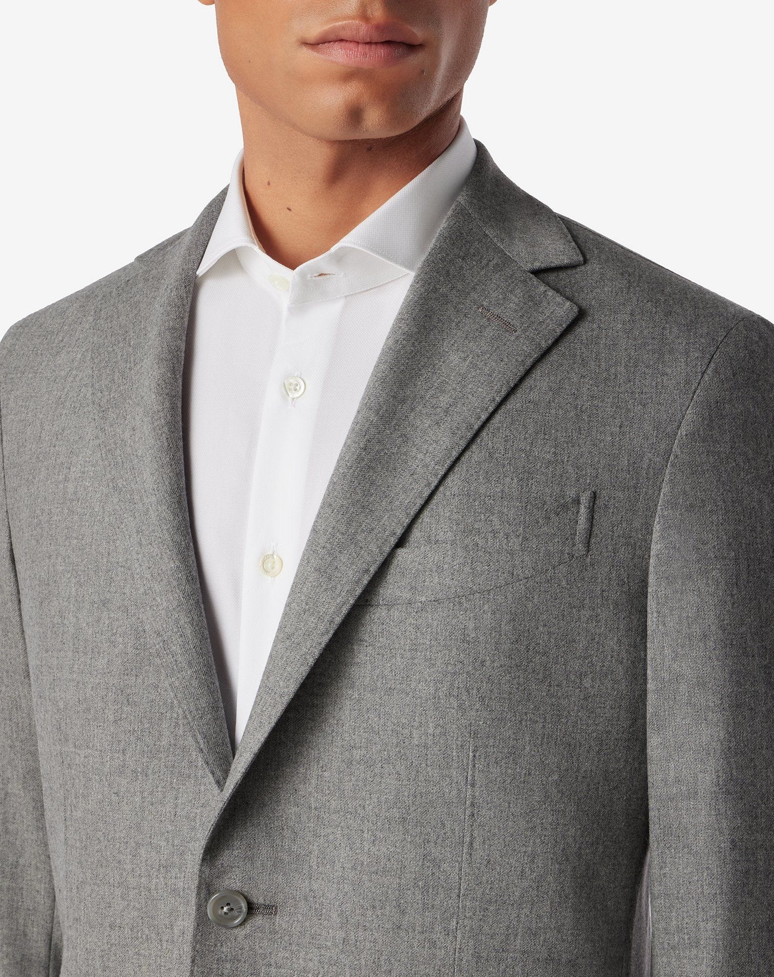 Grey wool and cashmere suit - 3