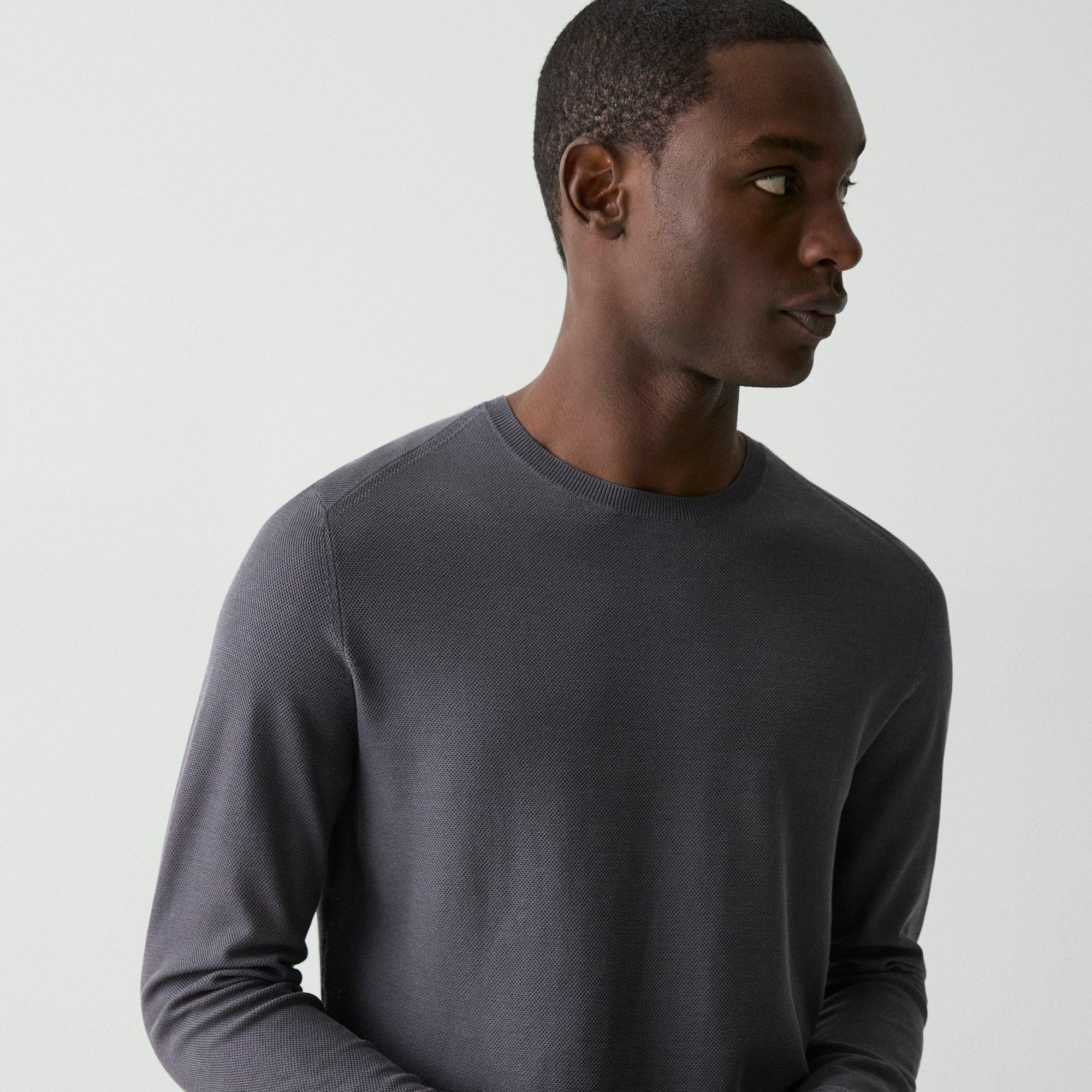 Crewneck Sweatshirt in Silk-Cotton - 5