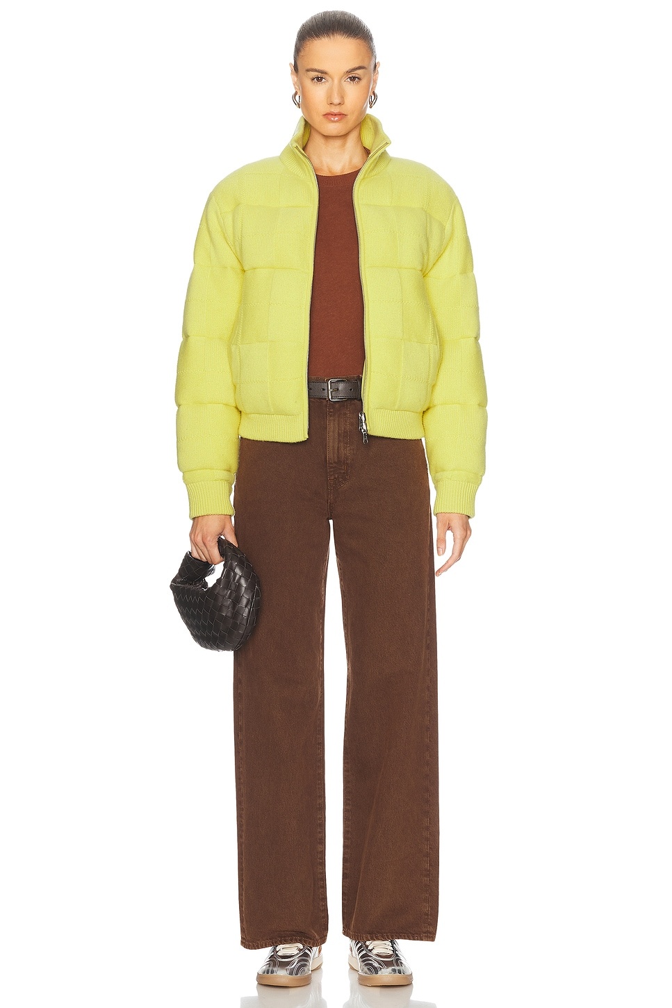 Quilted Cashmere Blend Puffer Jacket - 5